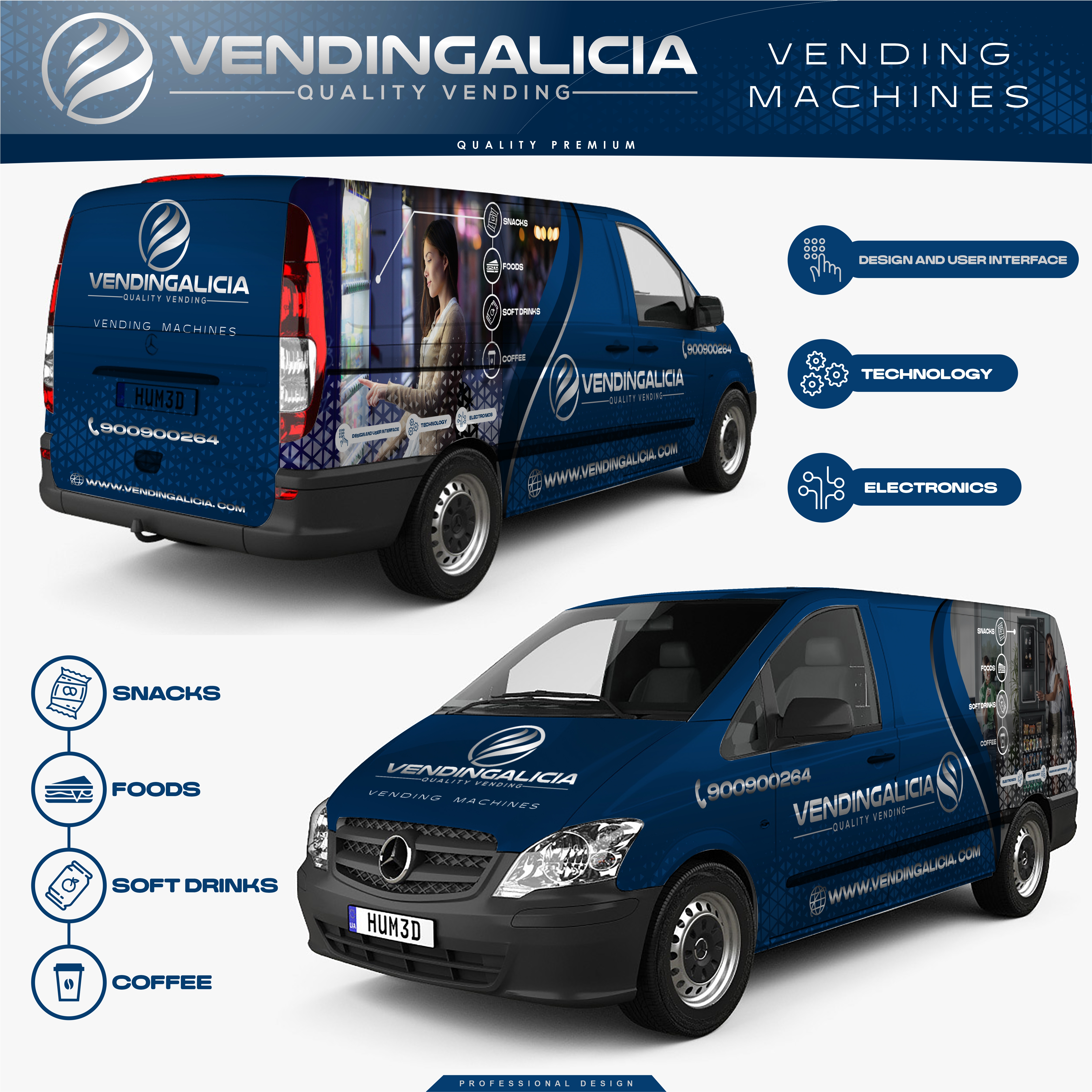 Car Wrap-Design von MARO07 für Servicios vending de Galicia s.l | Design #31755785