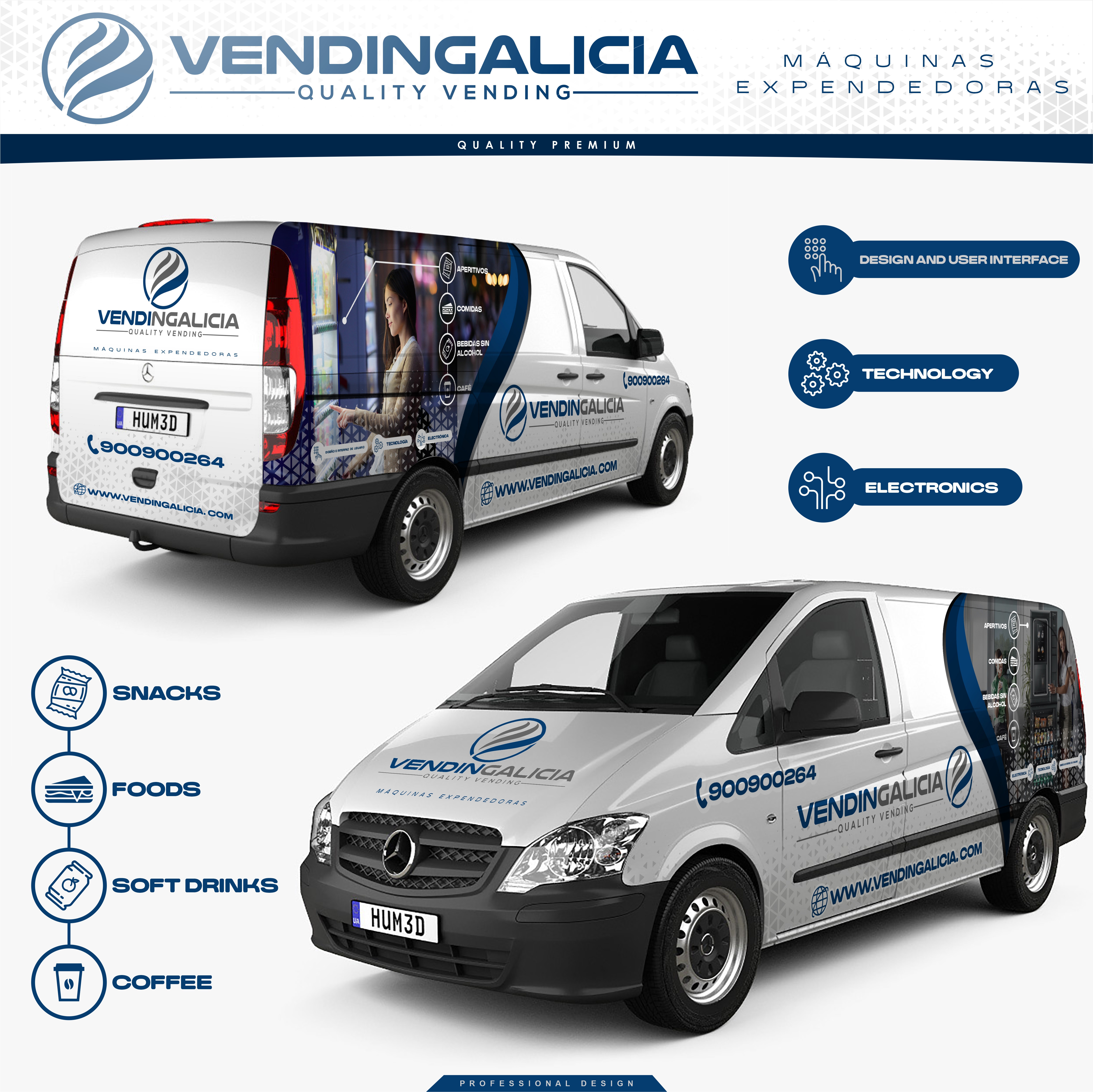 Car Wrap-Design von MARO07 für Servicios vending de Galicia s.l | Design #31970071