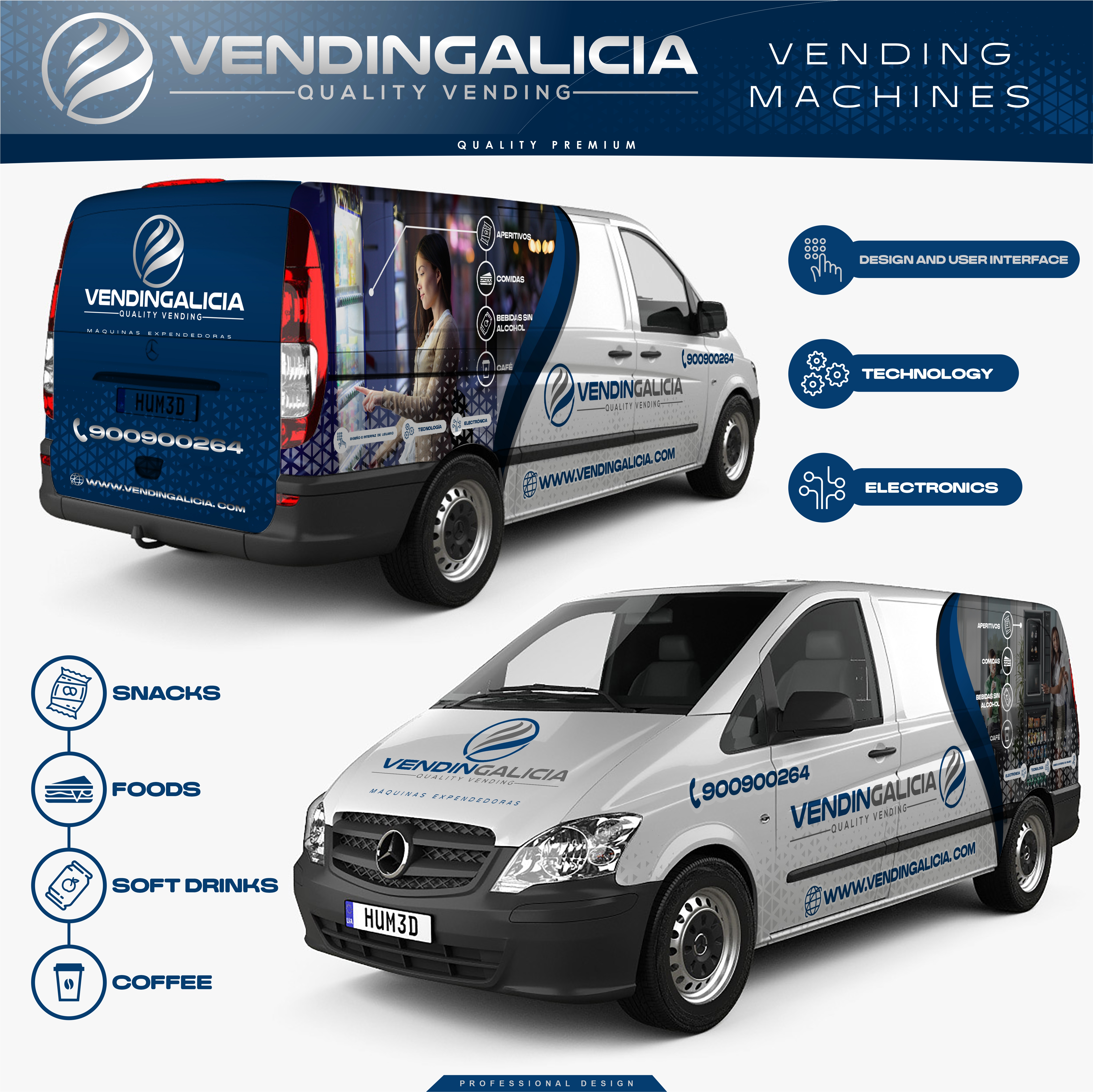 Car Wrap Design by MARO07 for Servicios vending de Galicia s.l | Design #31970073