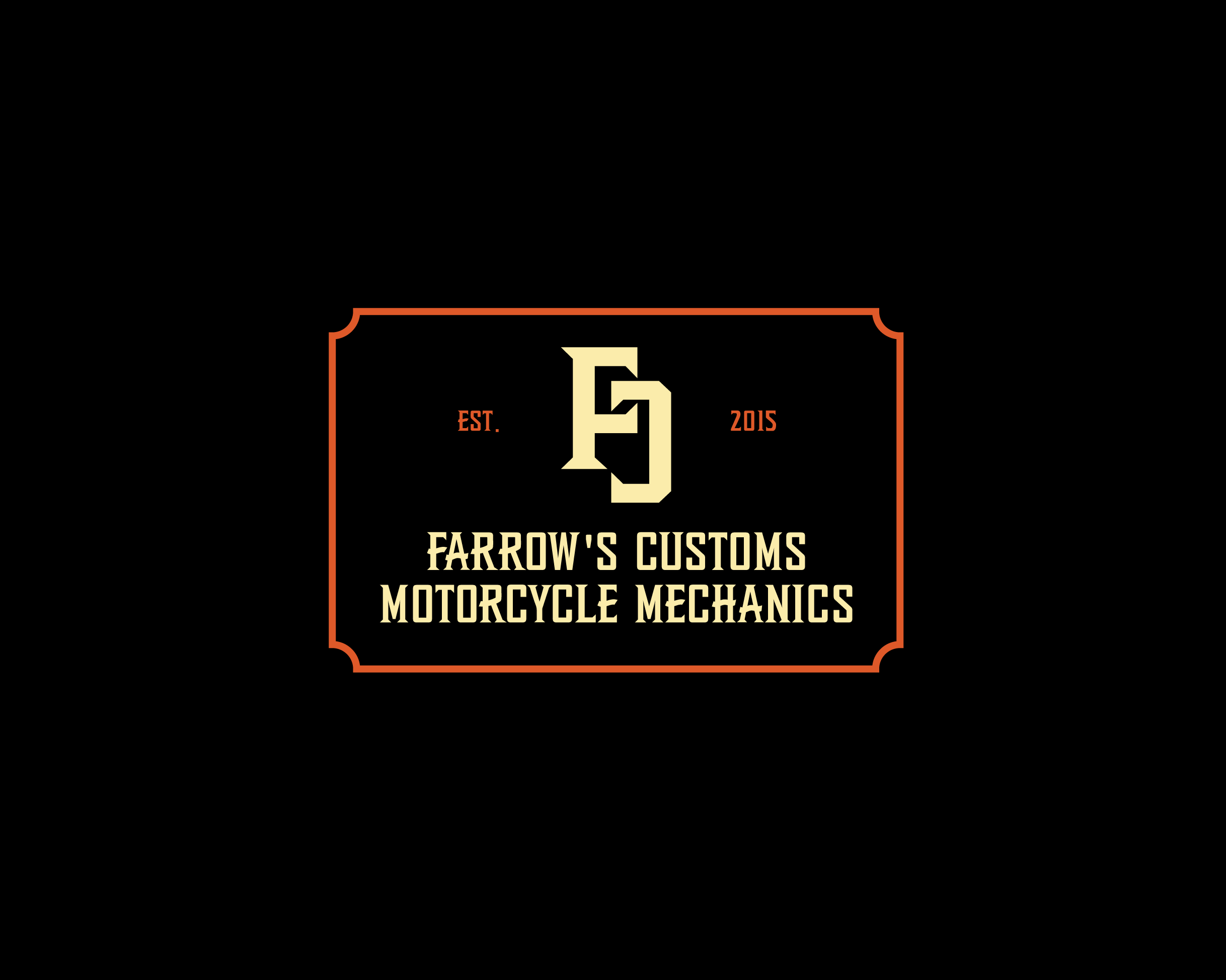 Elegant, Playful, motorcycle mechanics Logo Design for F C (Farrow's