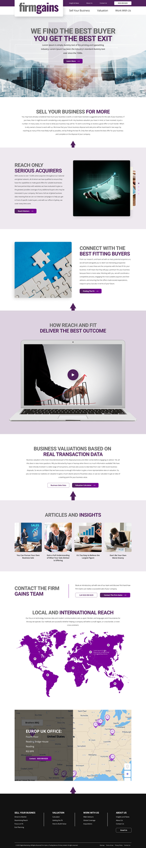 Web Design by Hafsa Fatymah for Ergo Digital Limited | Design: #31681899