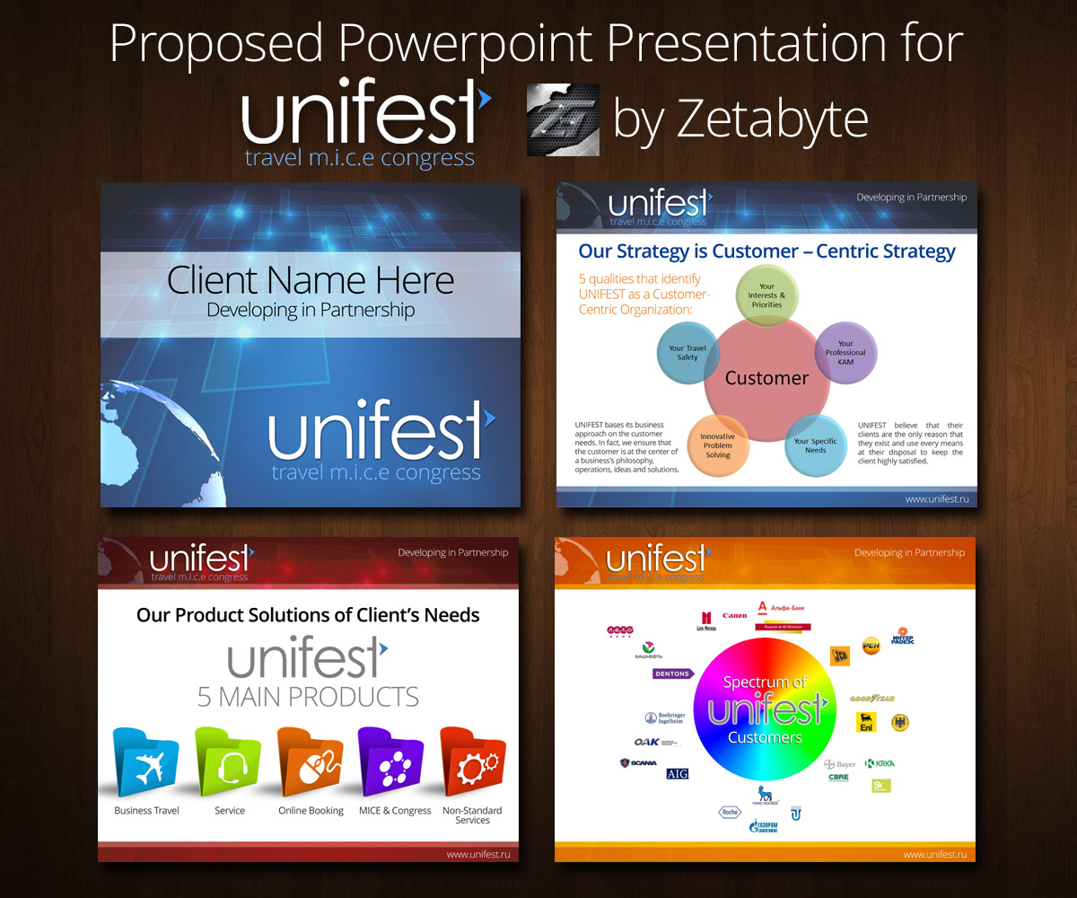 Diseño de PowerPoint por ZETA para UNIFEST | Diseño #3113750