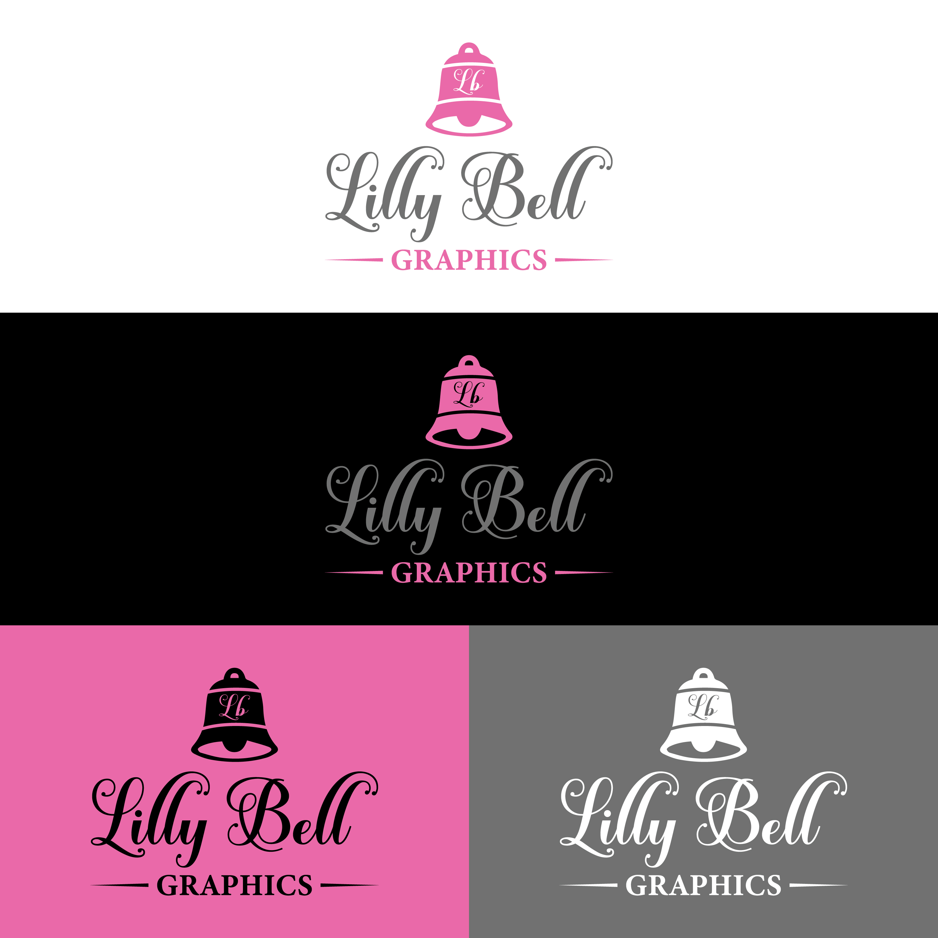 Logo Design by PixelUP Graphics for LillyBell Graphics | Design #31695729
