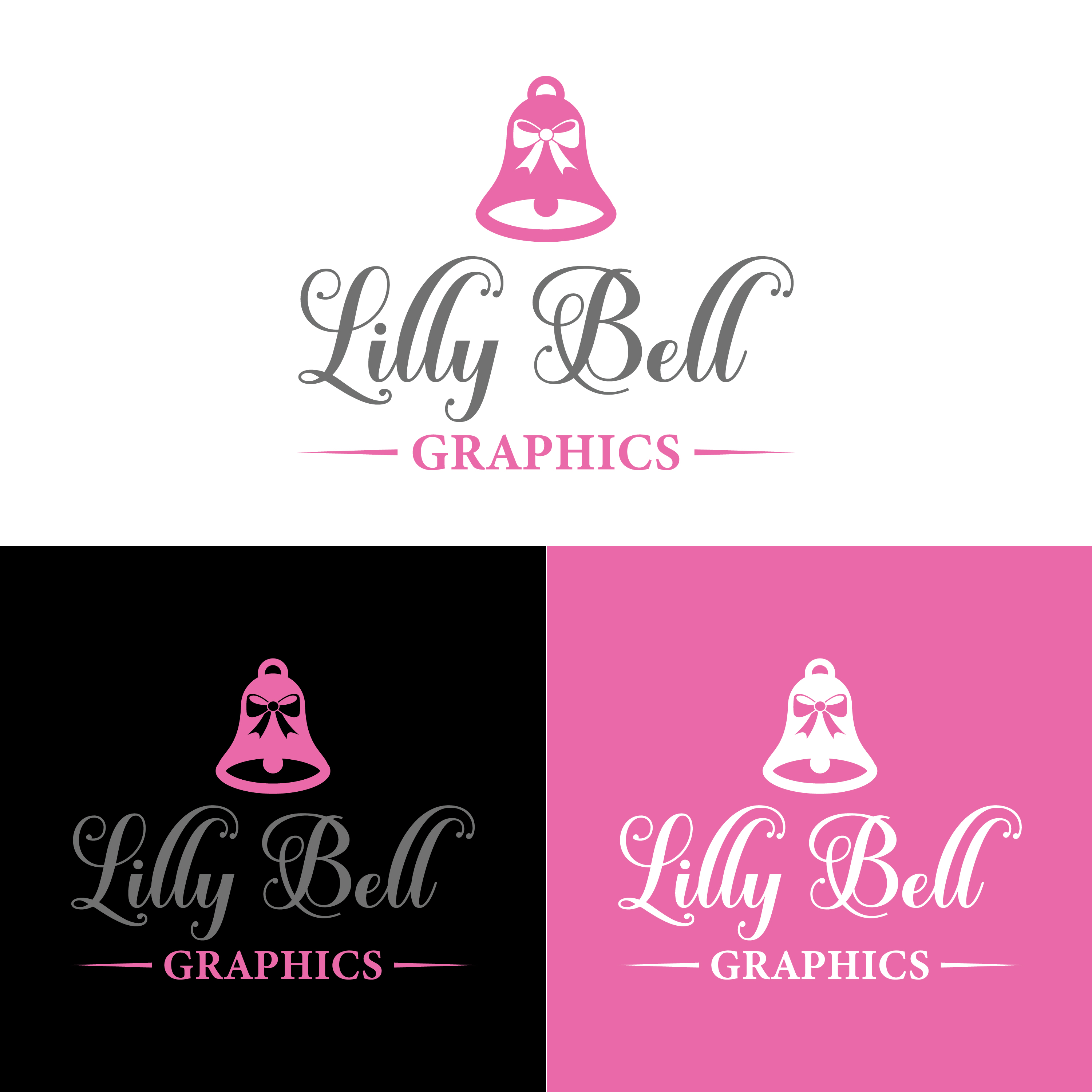 Diseño de Logo por PixelUP Graphics para LillyBell Graphics | Diseño #31695730