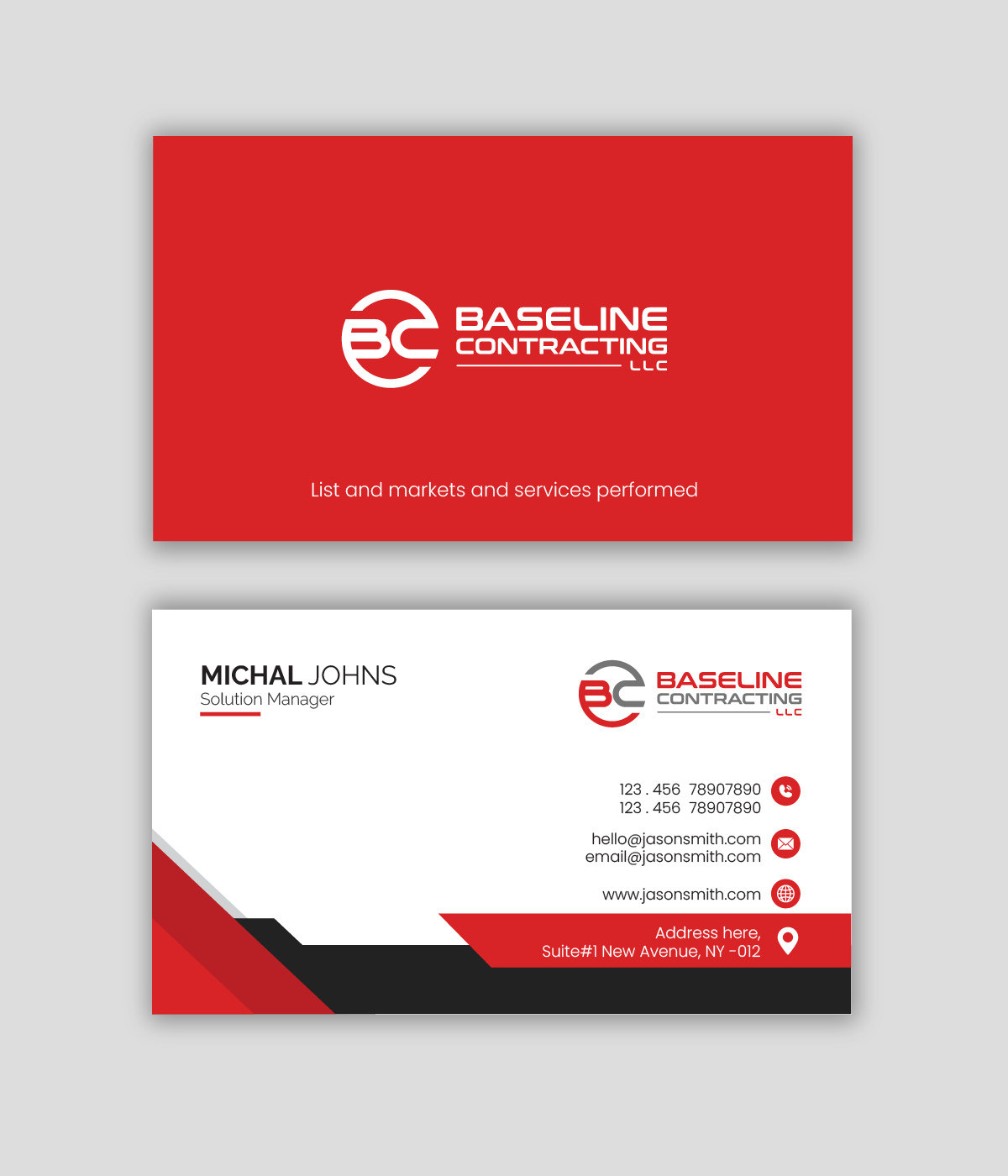 Diseño de Tarjeta de Presentación por mohammed0087 para este proyecto | Diseño #31694051