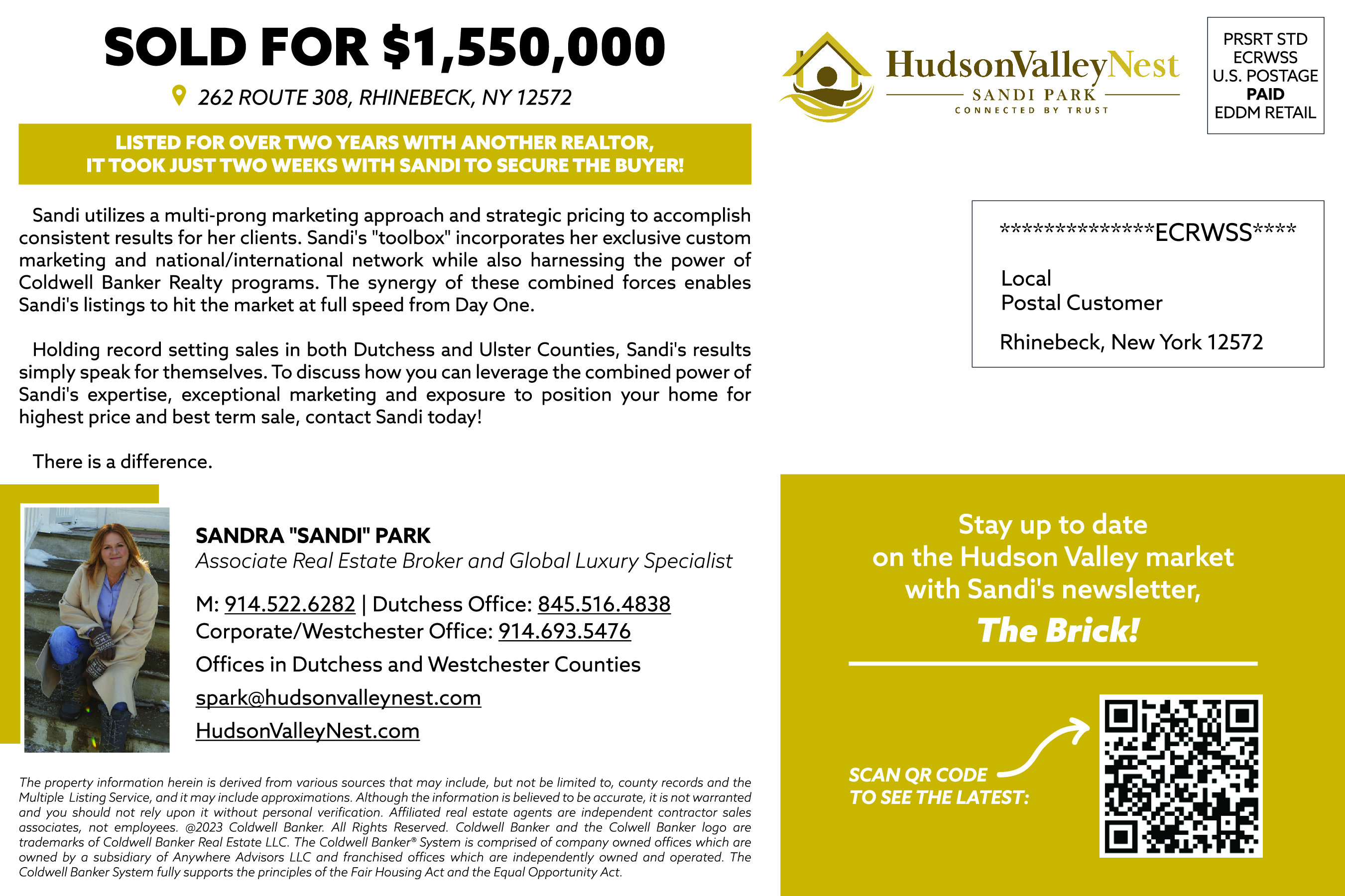 Postcard Design by ChristineChe for Hudson Valley Nest | Design #31694551