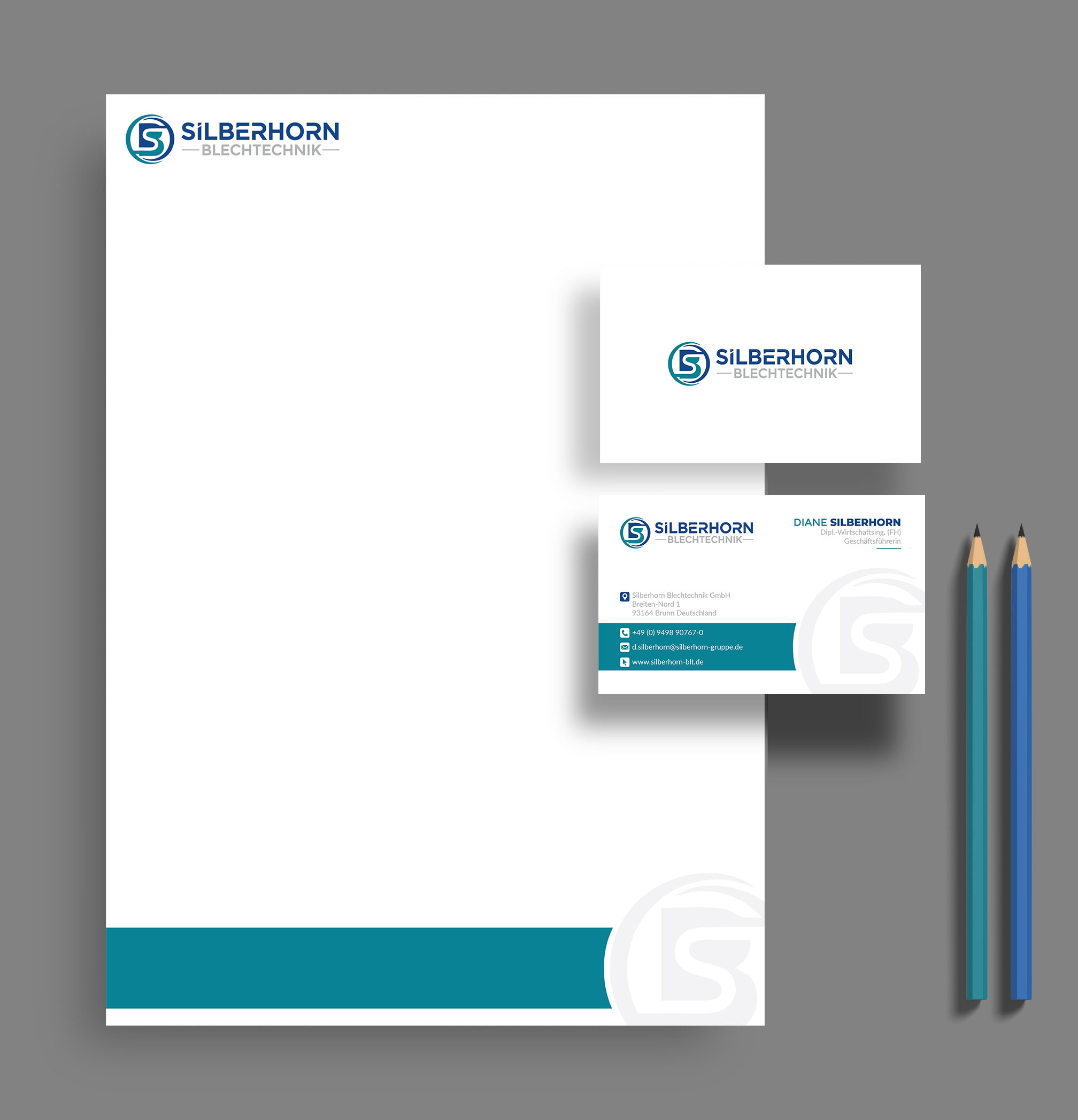 Design En-Tête par artbitin pour Silberhorn Blechtechnik GmbH | Design #31692854