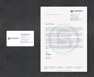 Letterhead Design by Brand aid for Silberhorn Blechtechnik GmbH | Design: #31704157