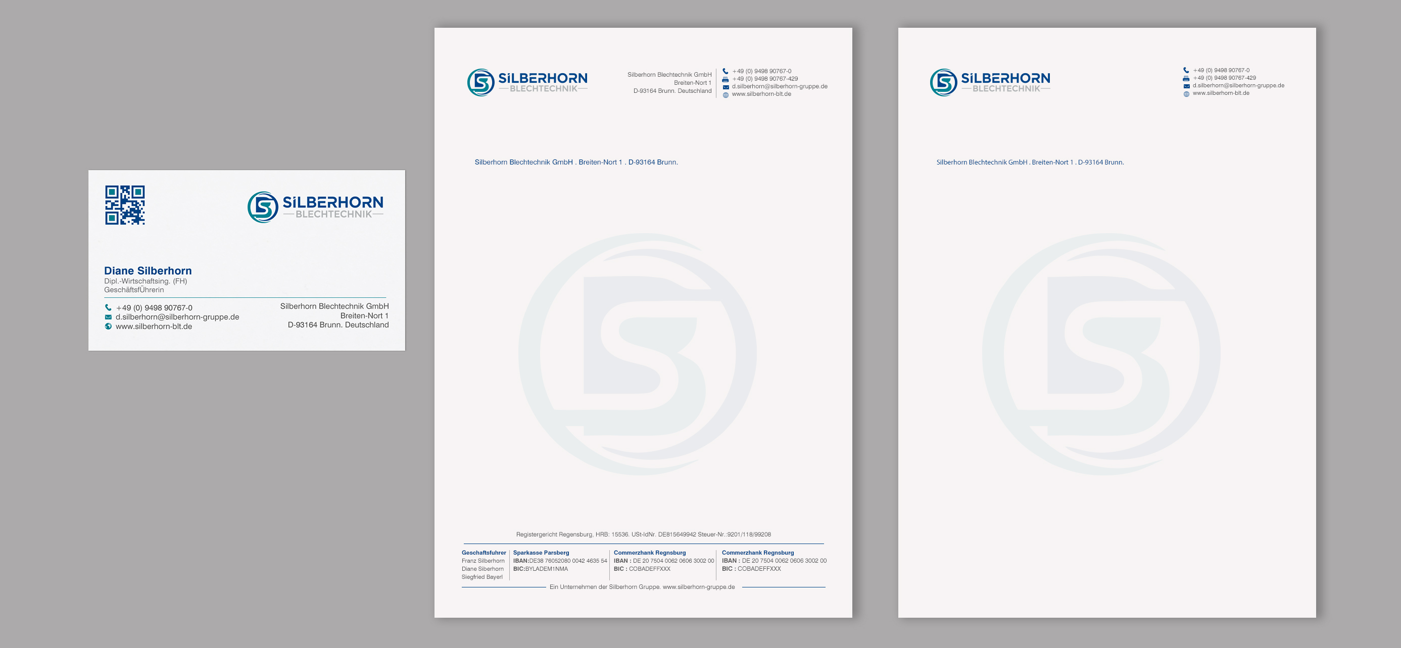 Letterhead Design by chandrayaan.creative for Silberhorn Blechtechnik GmbH | Design #31709456