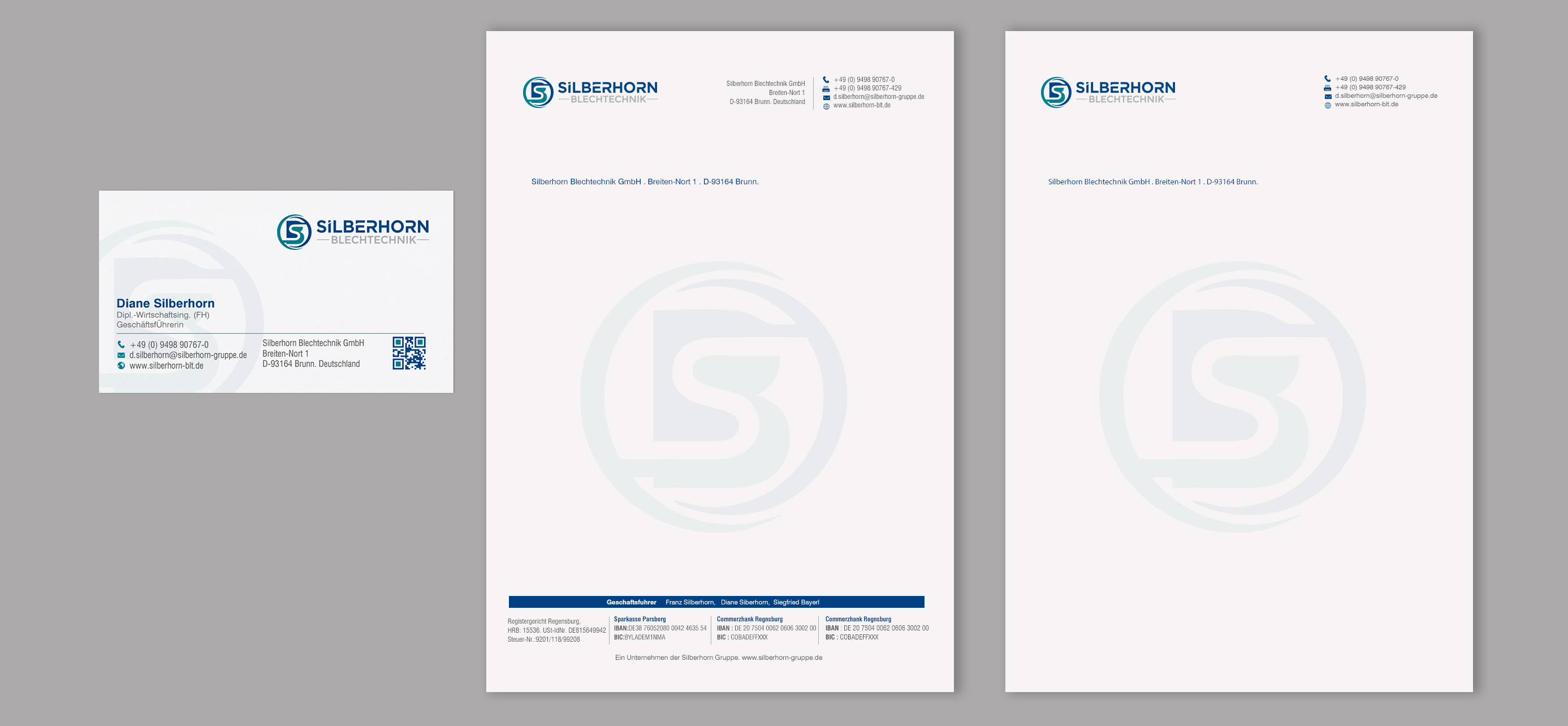 Letterhead Design by chandrayaan.creative for Silberhorn Blechtechnik GmbH | Design #31709640