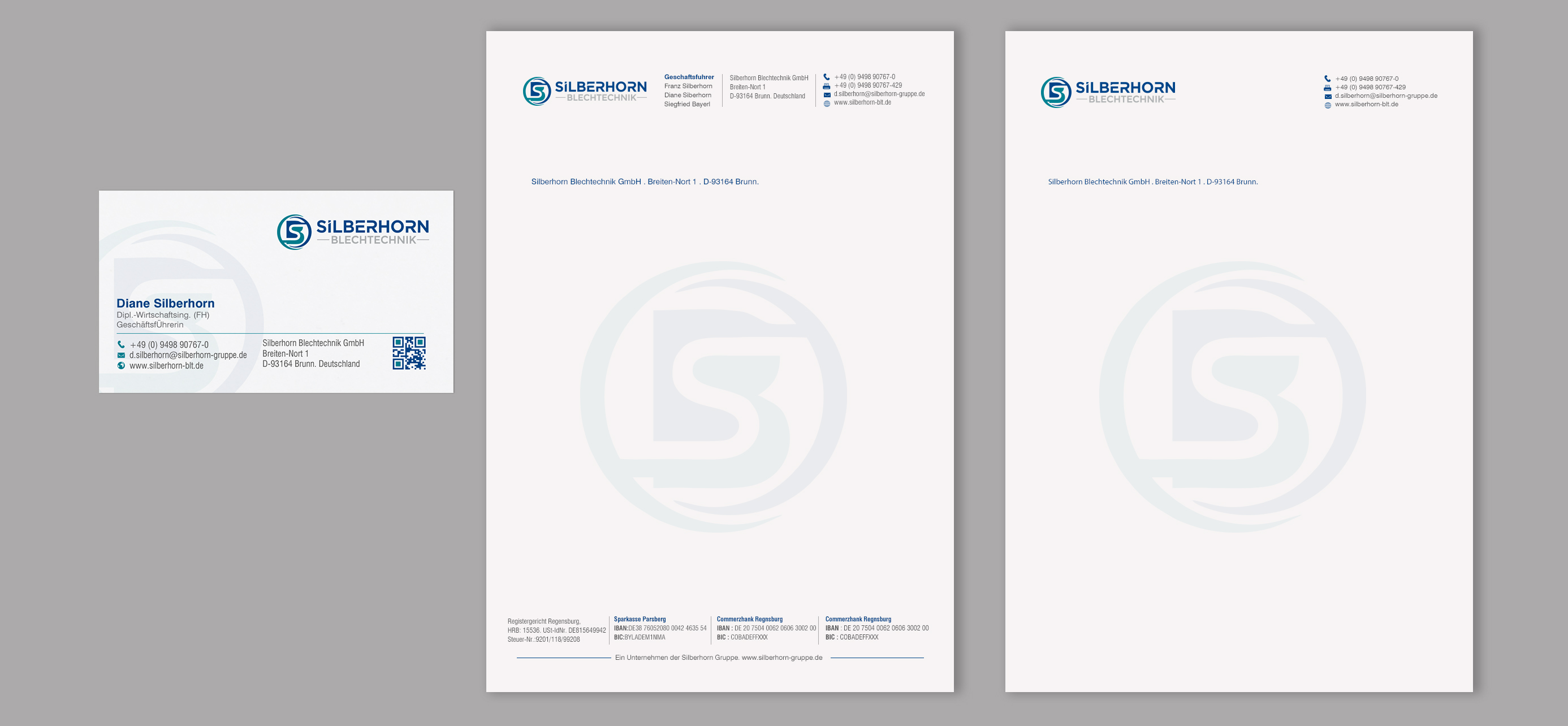 Letterhead Design by chandrayaan.creative for Silberhorn Blechtechnik GmbH | Design #31709905