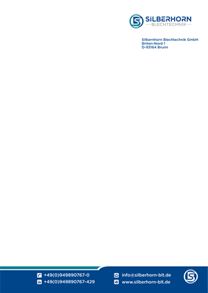 Letterhead Design by jarotstd for Silberhorn Blechtechnik GmbH | Design: #31727809