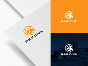 Logo Design by COLOUR CREATIVE for P & P CIVIL PTY LTD | Design: #31745033