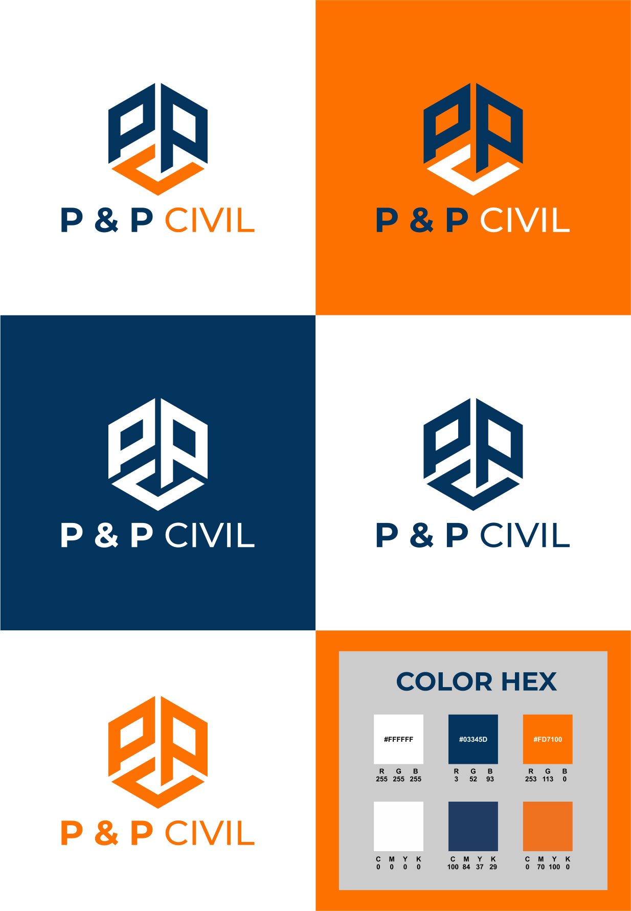 Logo Design by yafi for P & P CIVIL PTY LTD | Design #31886331