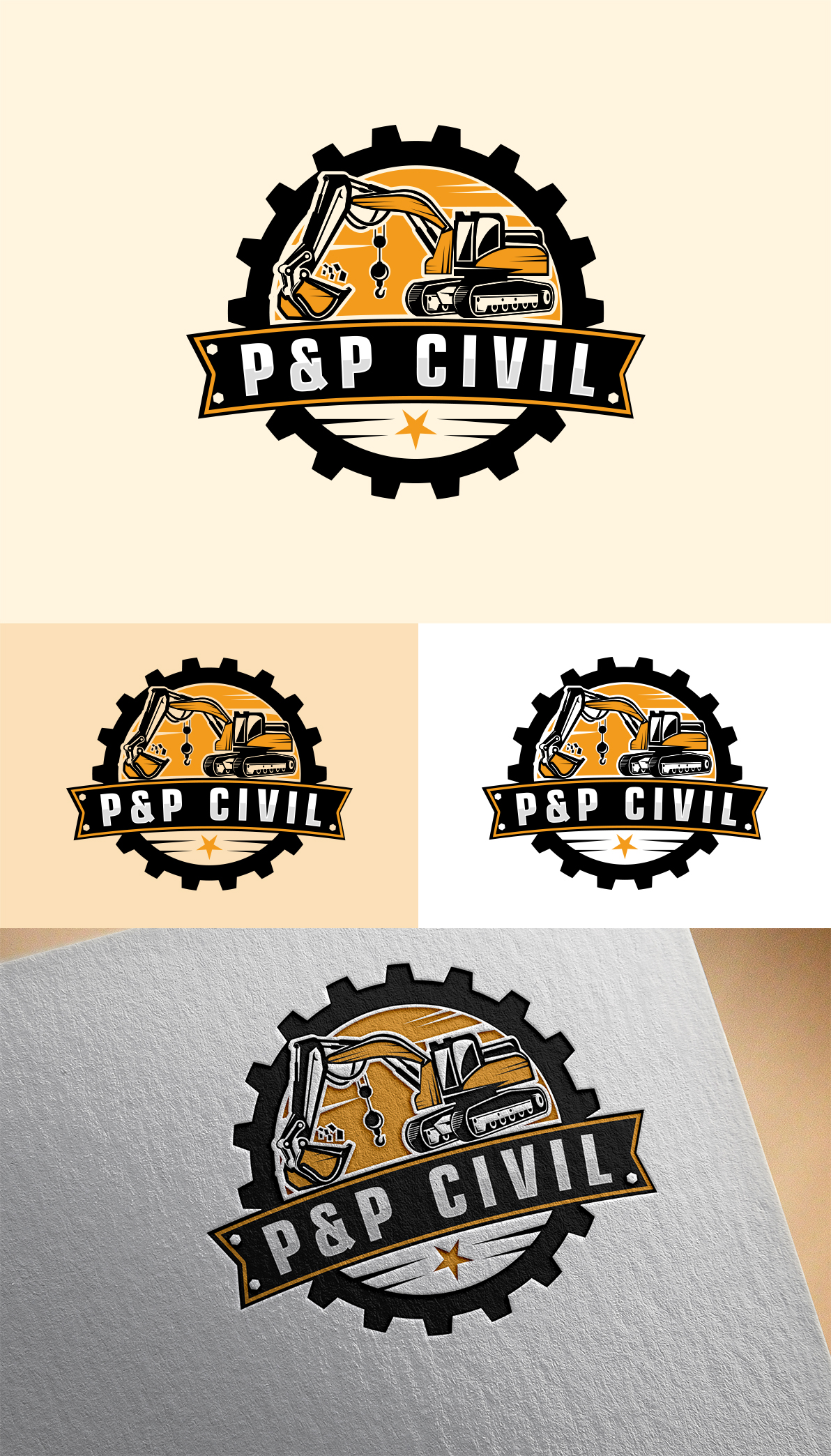 Logo Design by Imran_me for P & P CIVIL PTY LTD | Design #31714820