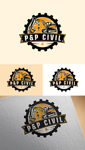 Logo Design by Imran_me for P & P CIVIL PTY LTD | Design: #31714820