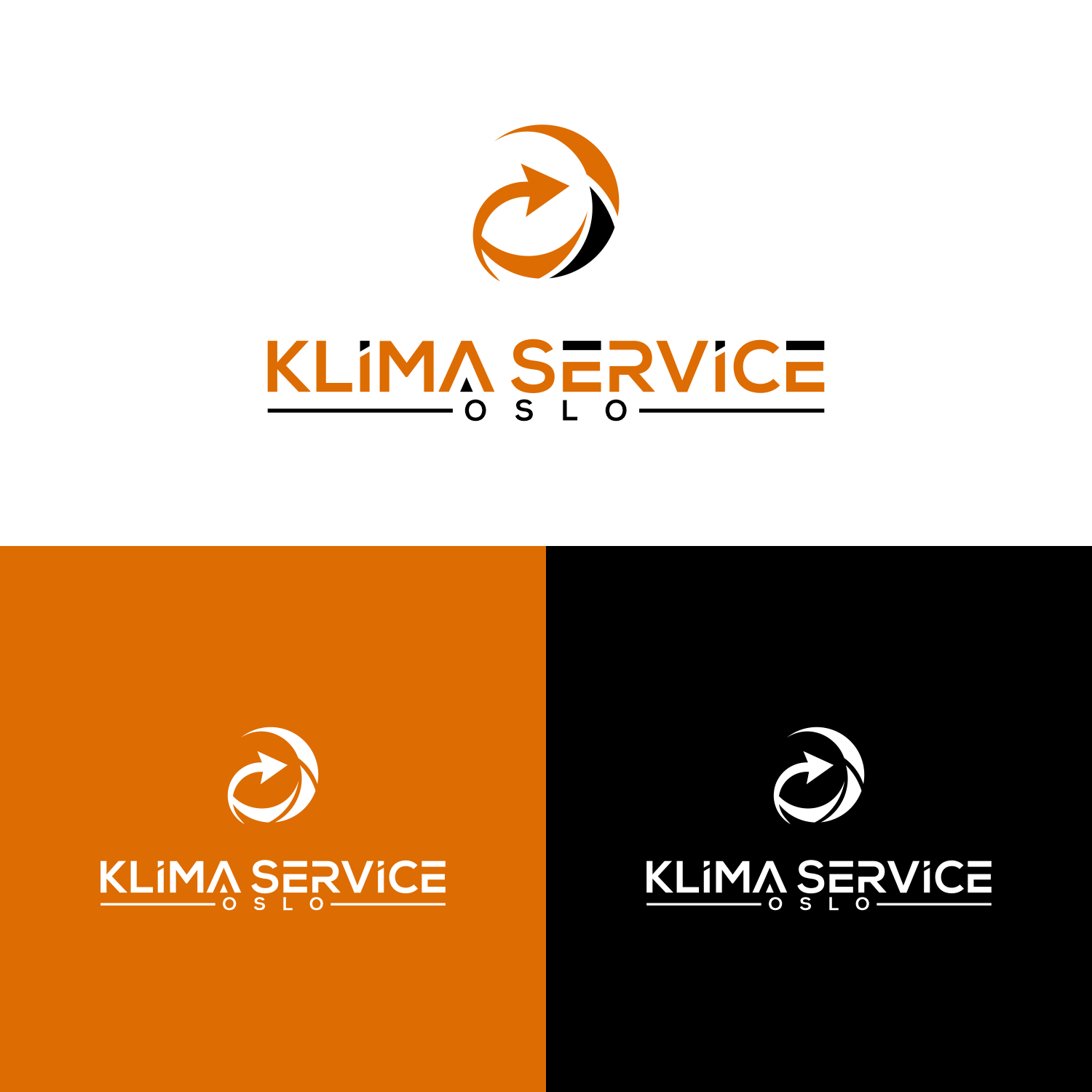 Diseño de Logo por okta5 para Klimaservice Oslo AS | Diseño #31689427