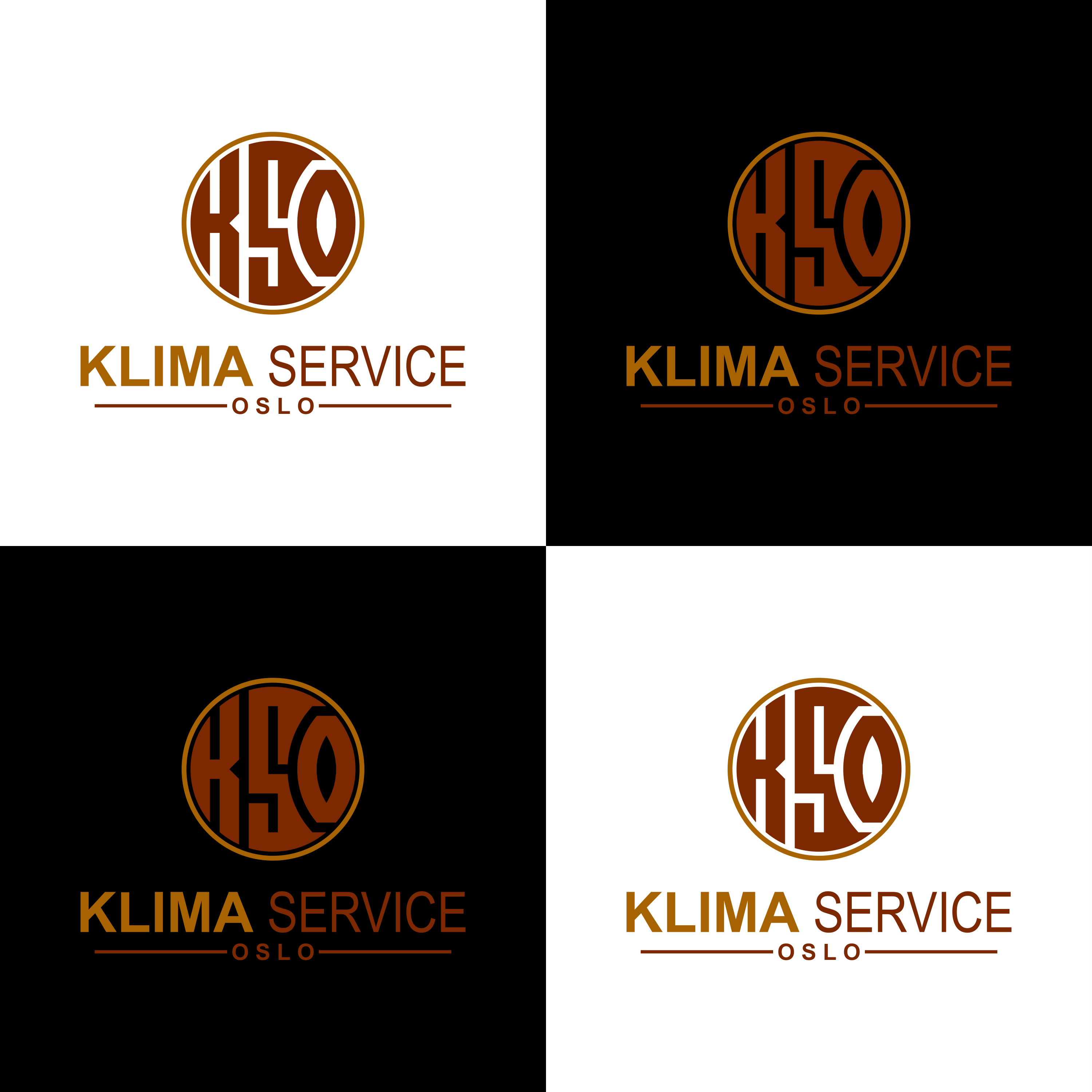Logo Design by sukiwen for Klimaservice Oslo AS | Design #31686955