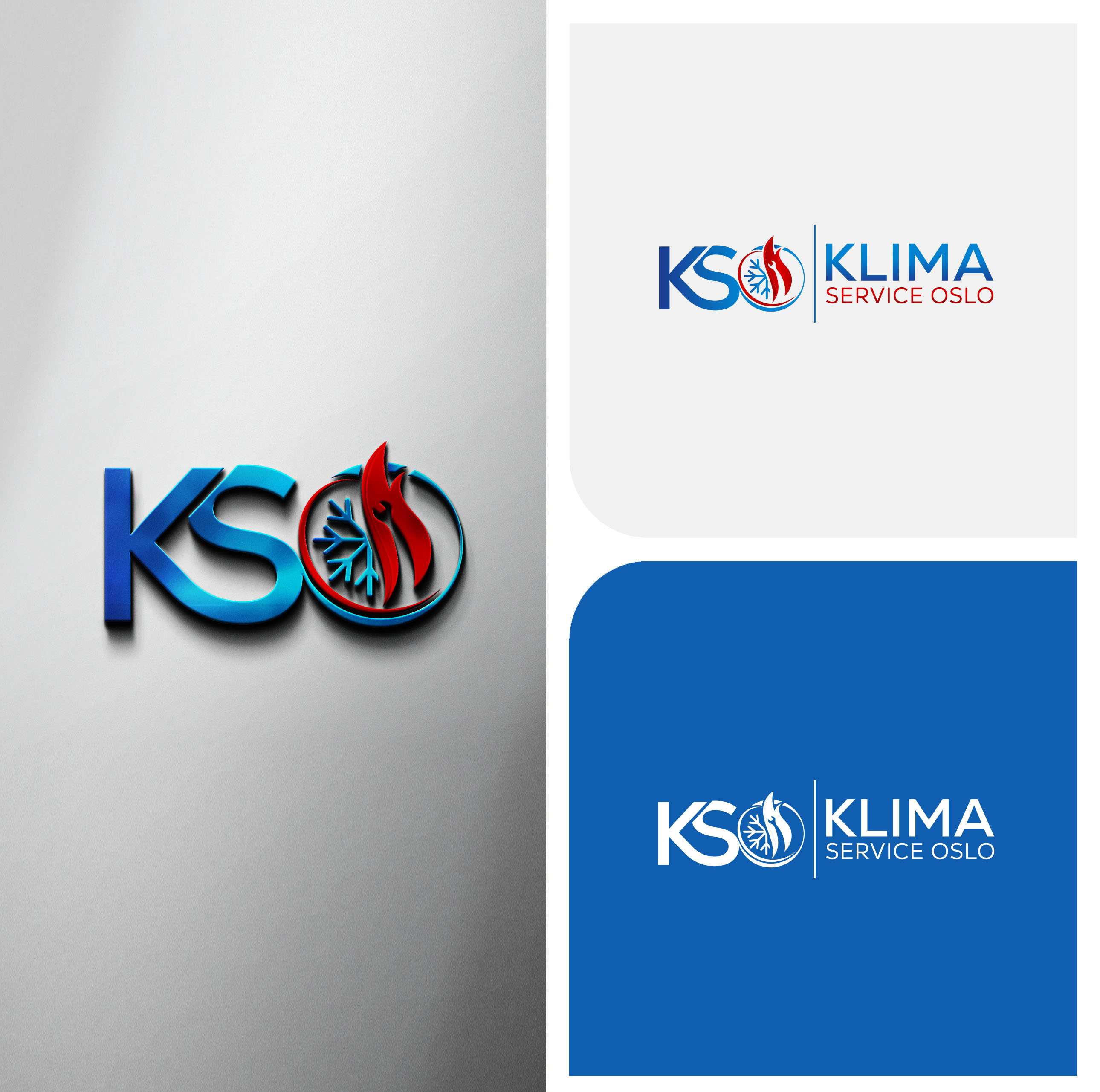 Logo Design by aexoagency for Klimaservice Oslo AS | Design #31688702