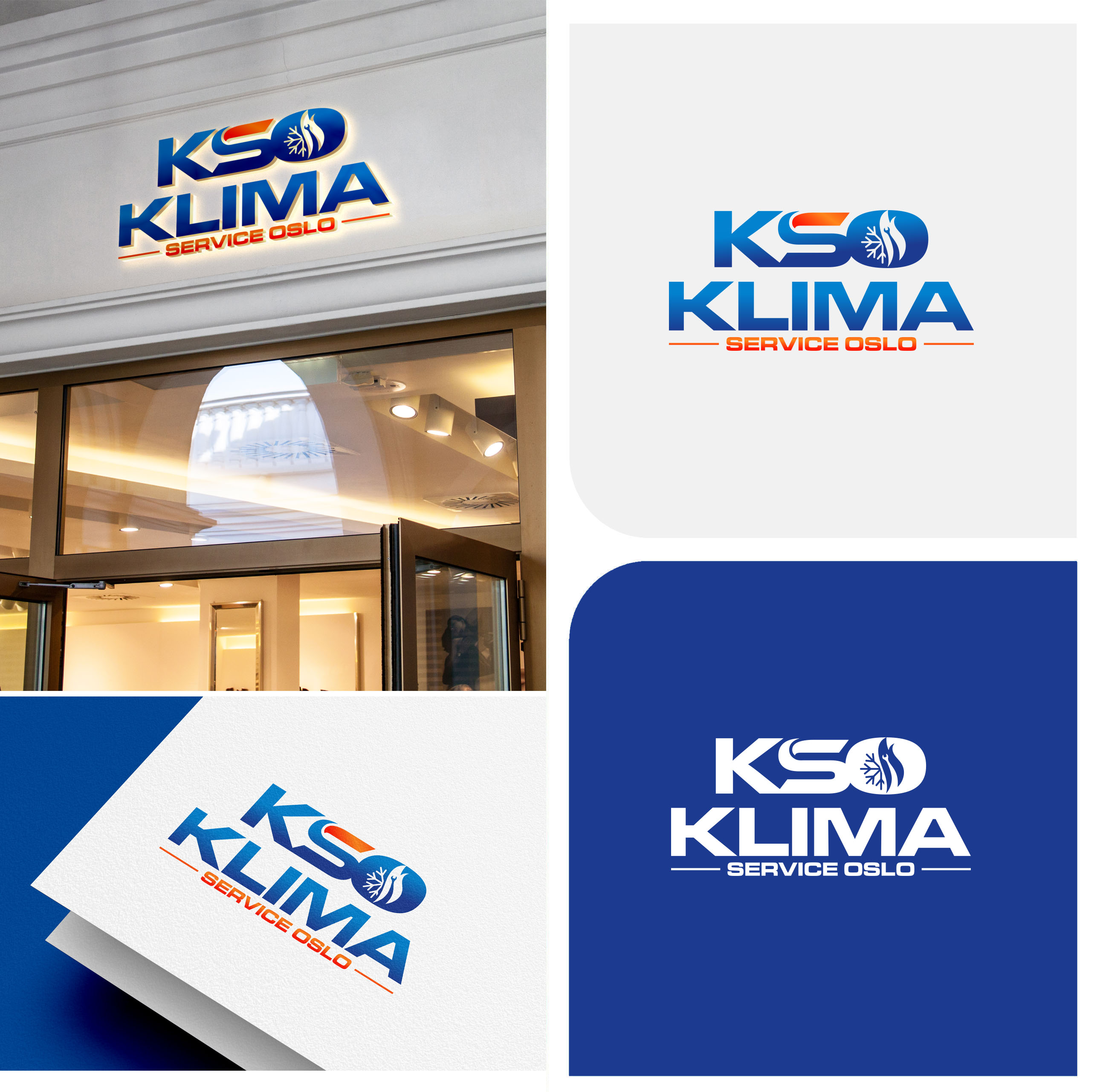Logo Design by aexoagency for Klimaservice Oslo AS | Design #31688975