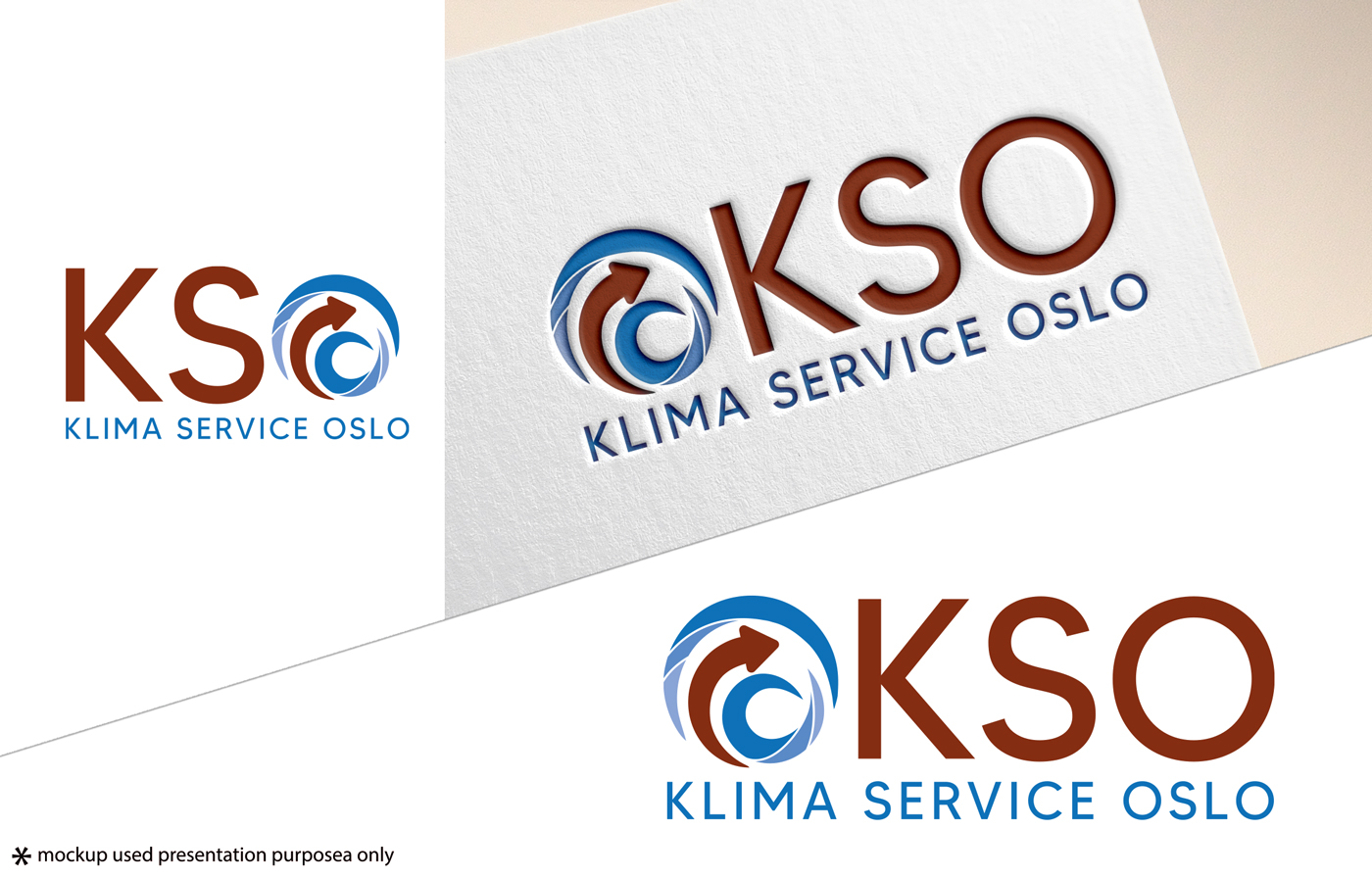 Logo Design by Rubia@ for Klimaservice Oslo AS | Design #31688586