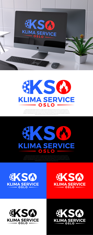 Logo Design by AlphabetZero.co.uk for Klimaservice Oslo AS | Design: #31712842