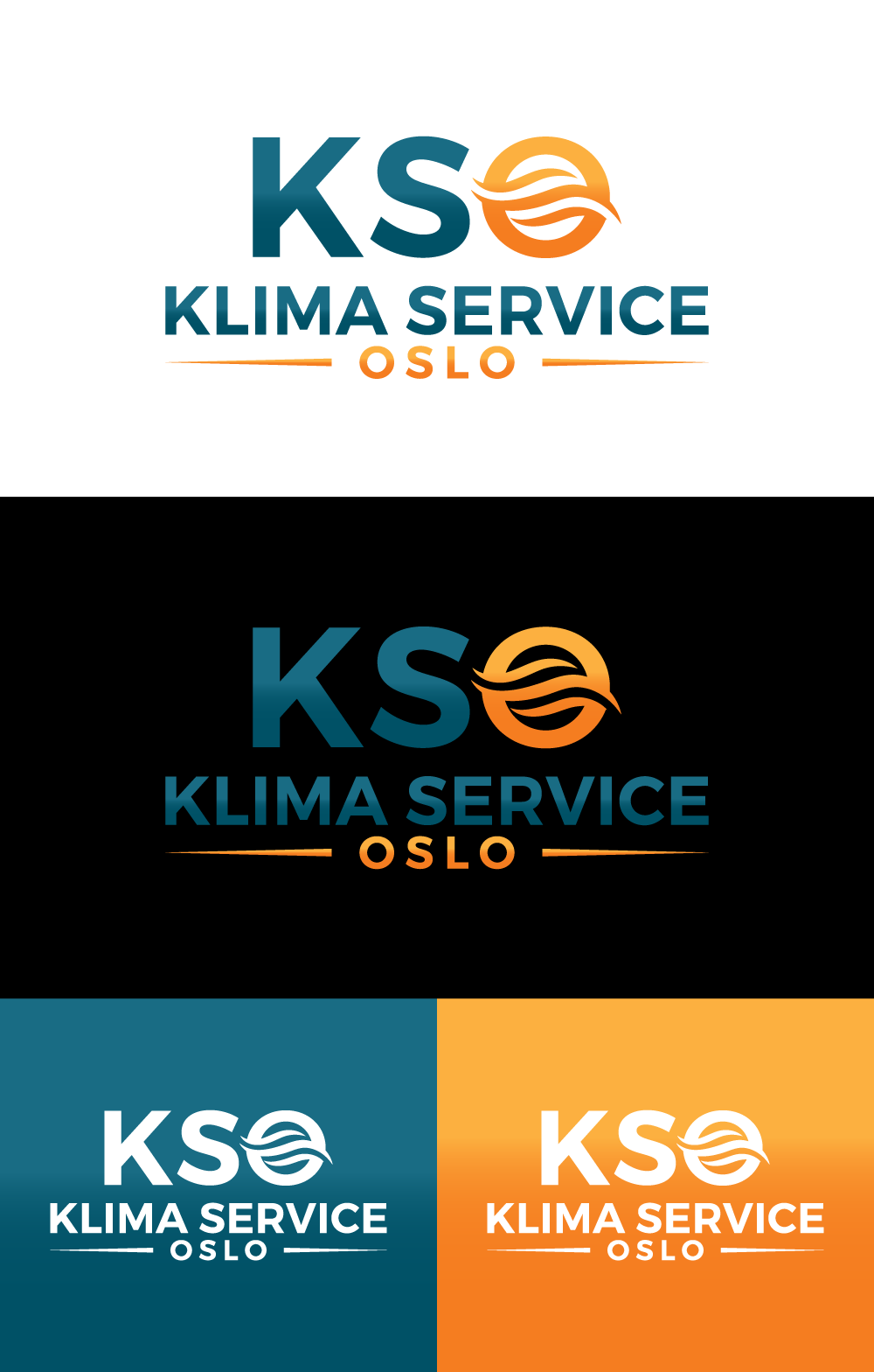 Logo Design by AlphabetZero.co.uk for Klimaservice Oslo AS | Design #31812372