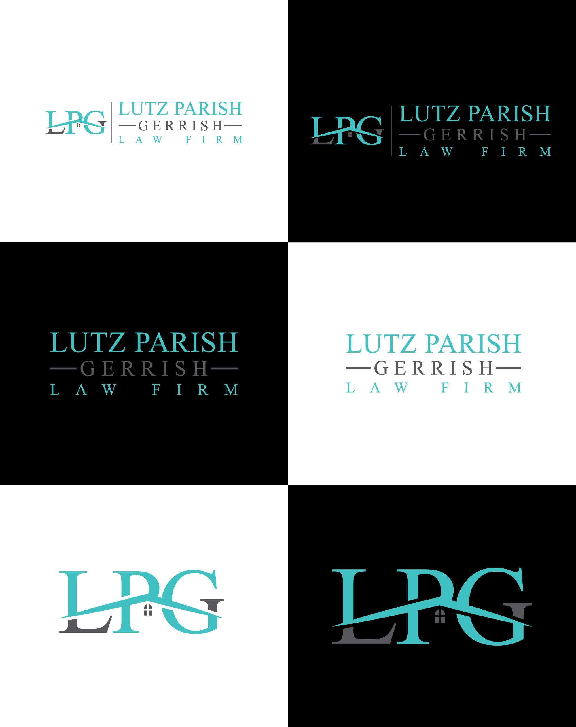 Elegant, Playful Logo Design for Lutz Parish Gerrish Law Firm by