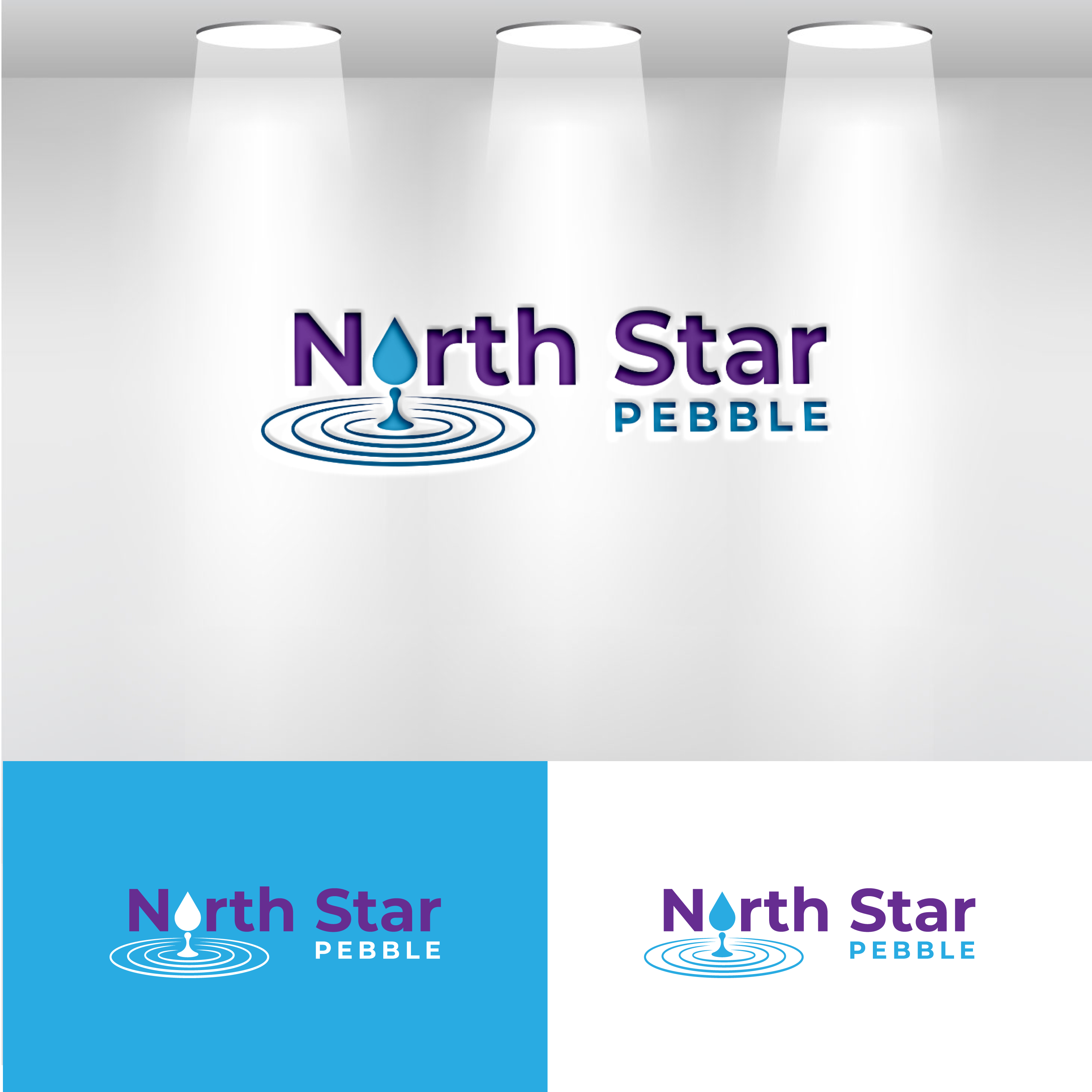 Logo Design by Mi Design1 for North Star Pebble, LLC | Design #31692390