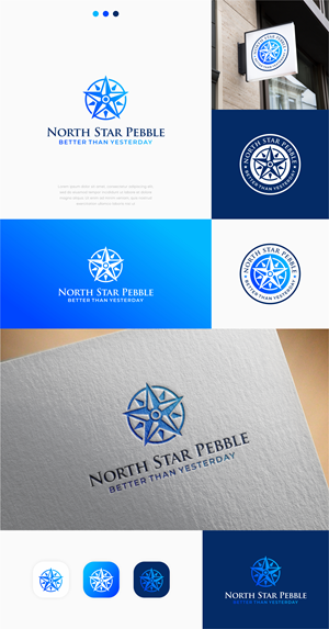 Logo Design by Noekha Studio for North Star Pebble, LLC | Design: #31719811