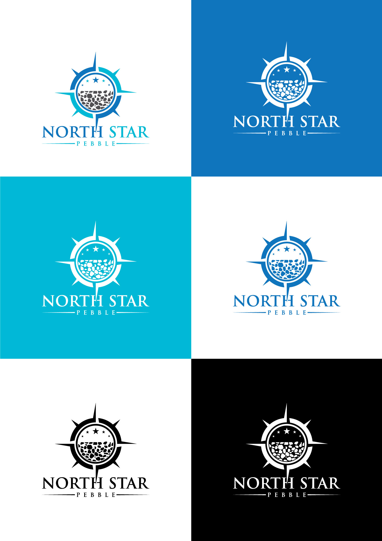 Logo Design by BE STRONG for North Star Pebble, LLC | Design #31697985