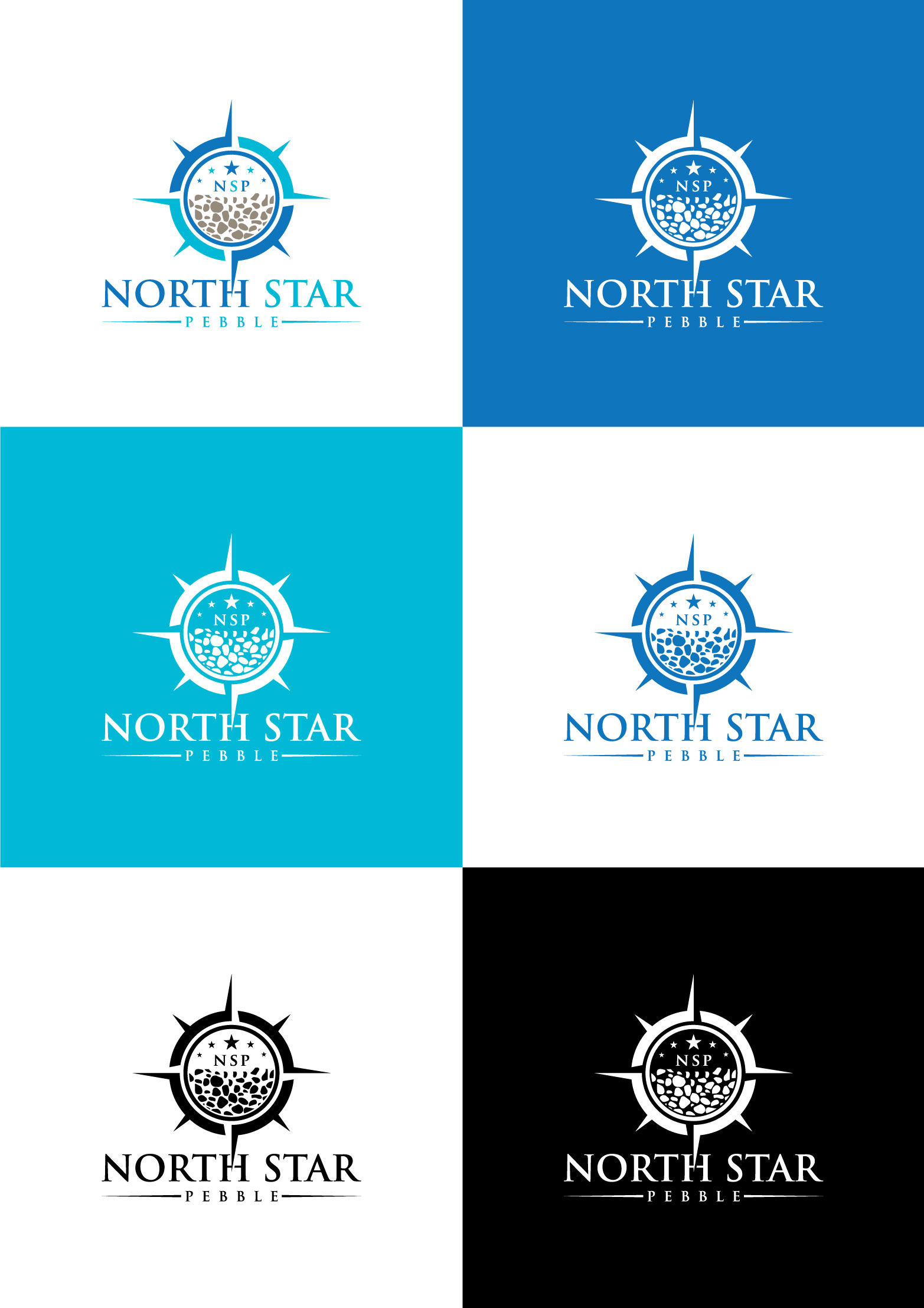 Logo Design by BE STRONG for North Star Pebble, LLC | Design #31697987