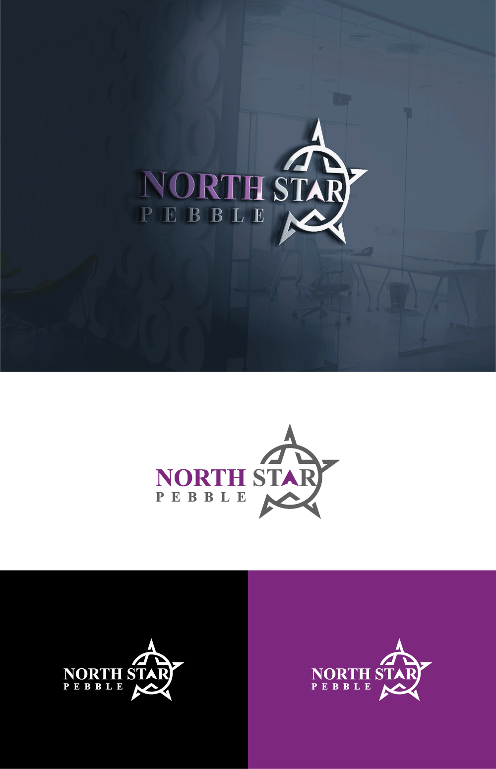 Logo Design by Visionarydexiner for North Star Pebble, LLC | Design #31737974
