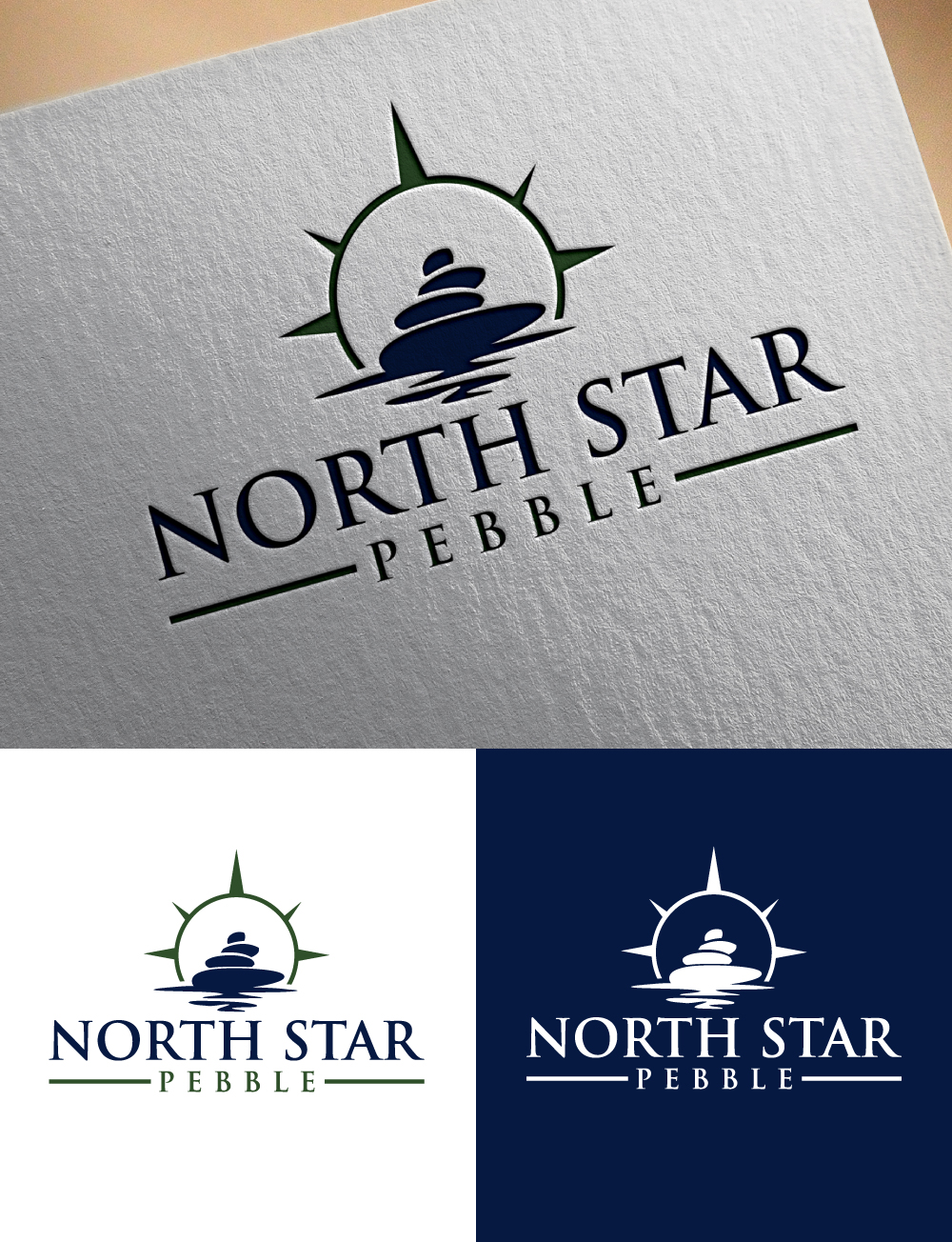 Logo Design by Anil Rasel for North Star Pebble, LLC | Design #31692071