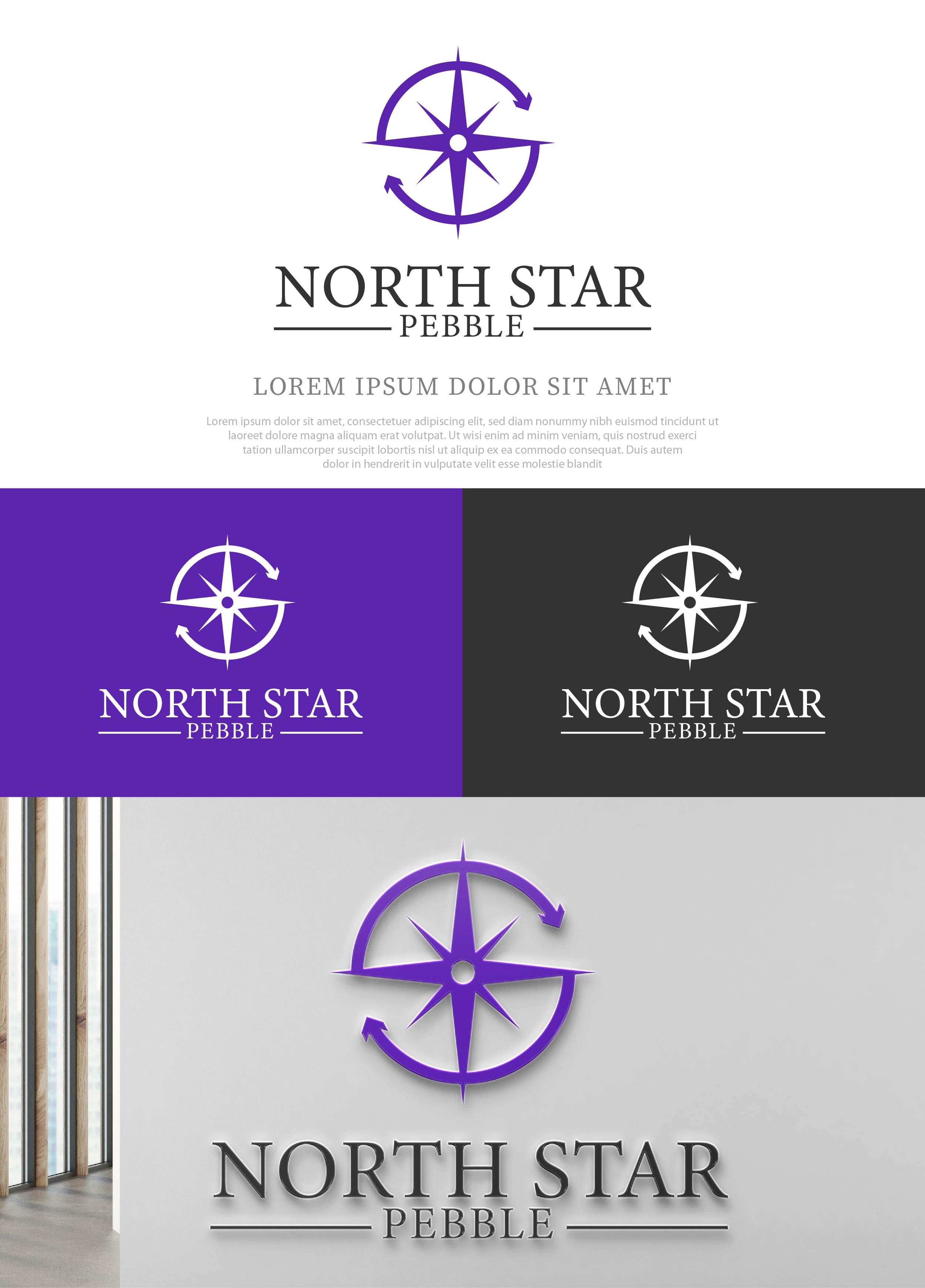 Logo Design by NasarLogo for North Star Pebble, LLC | Design #31713333