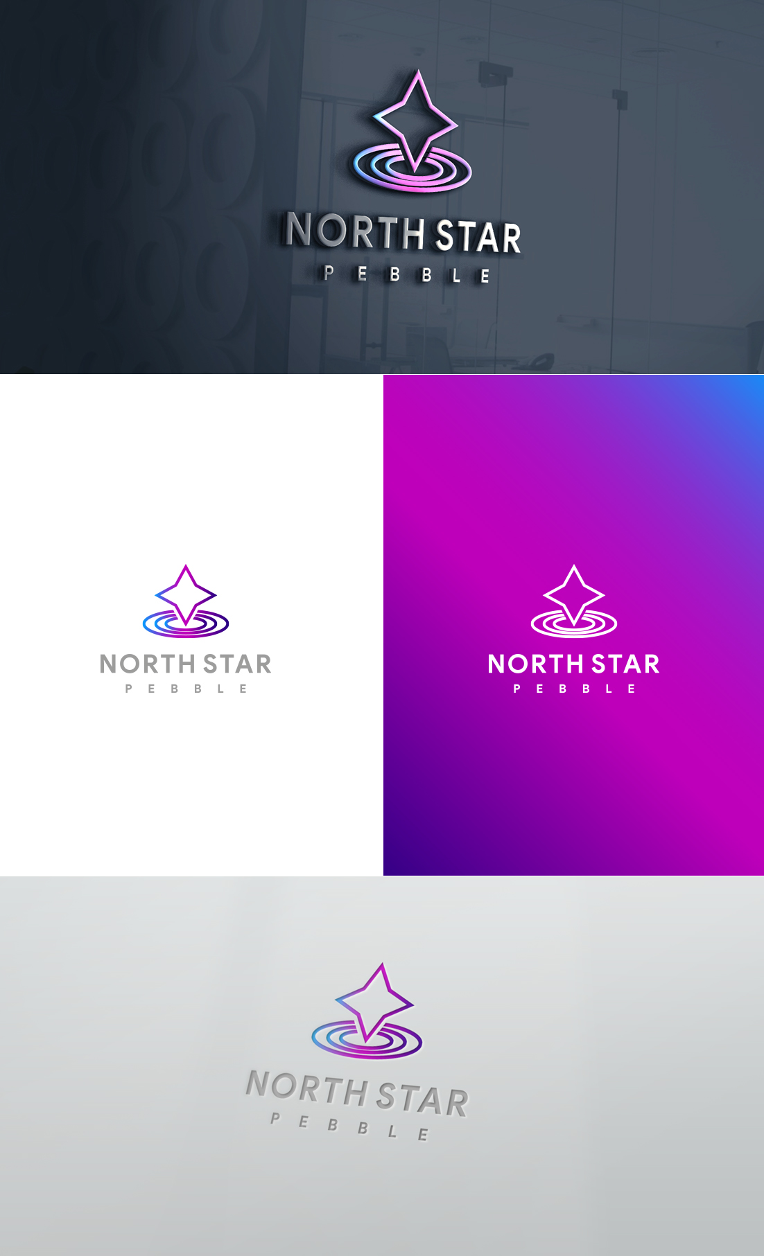 Logo Design by GLDesigns for North Star Pebble, LLC | Design #31698766
