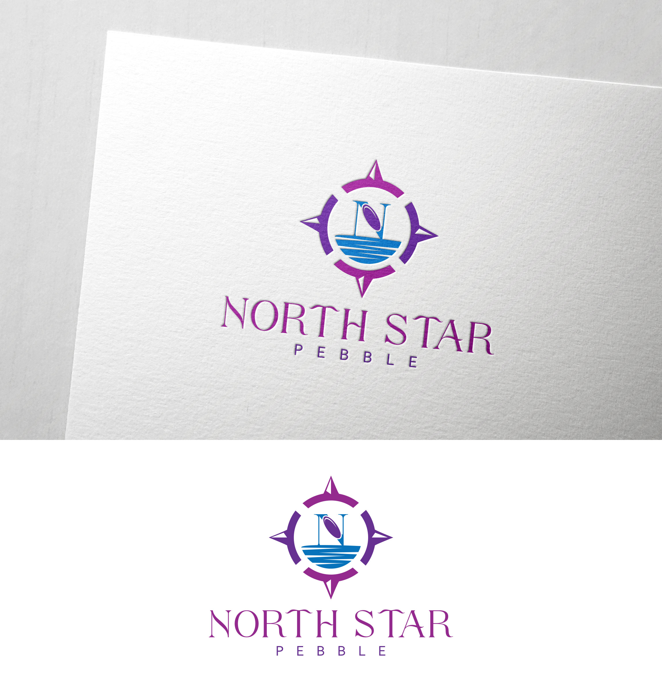 Logo Design by Impressive Solutions for North Star Pebble, LLC | Design #31704342