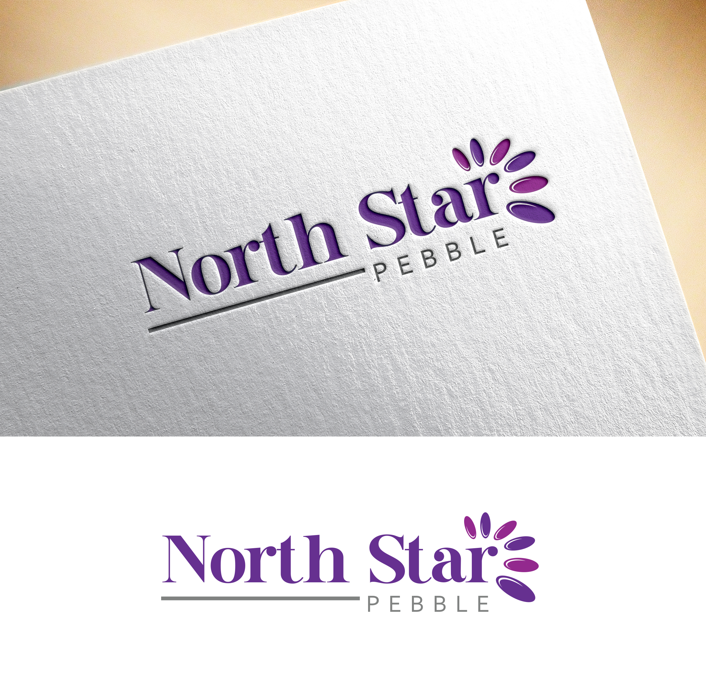 Logo Design by Impressive Solutions for North Star Pebble, LLC | Design #31704344