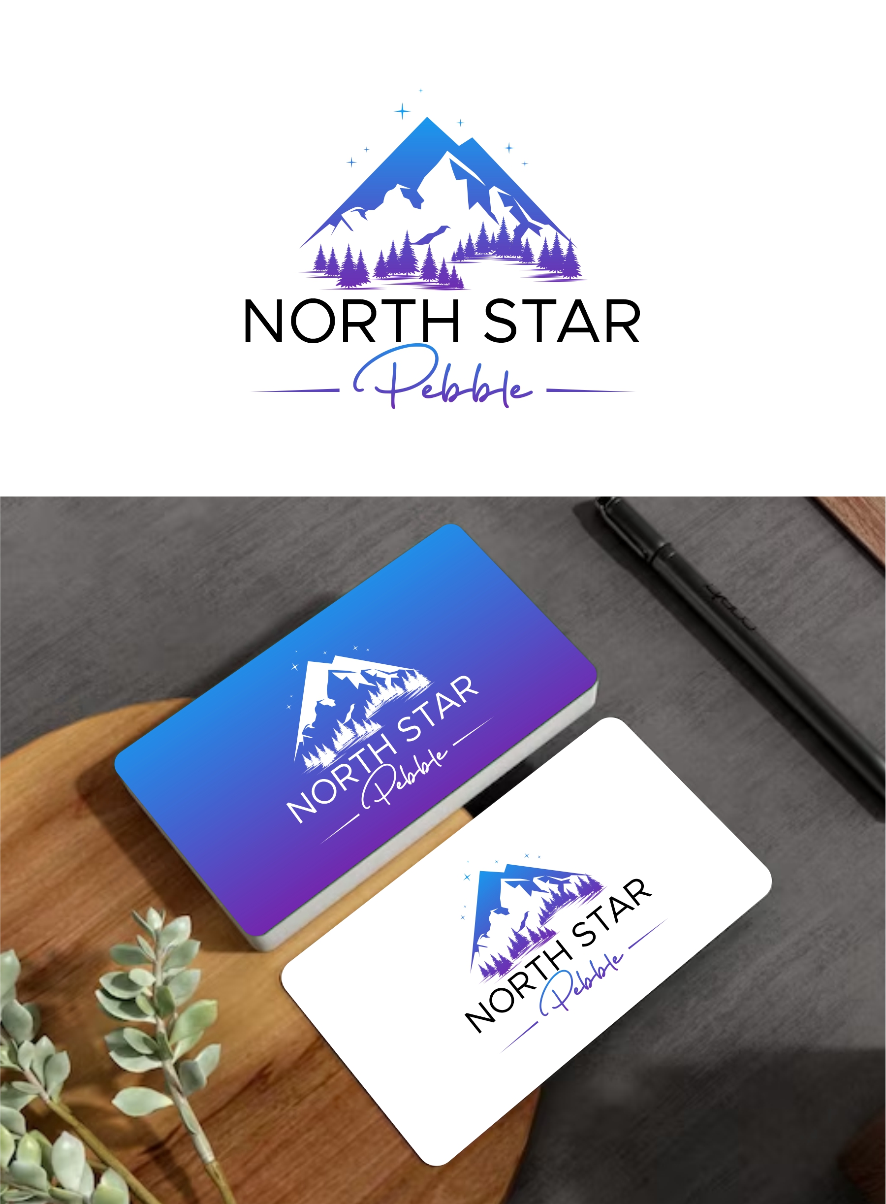 Logo Design by debdesign for North Star Pebble, LLC | Design #31696953