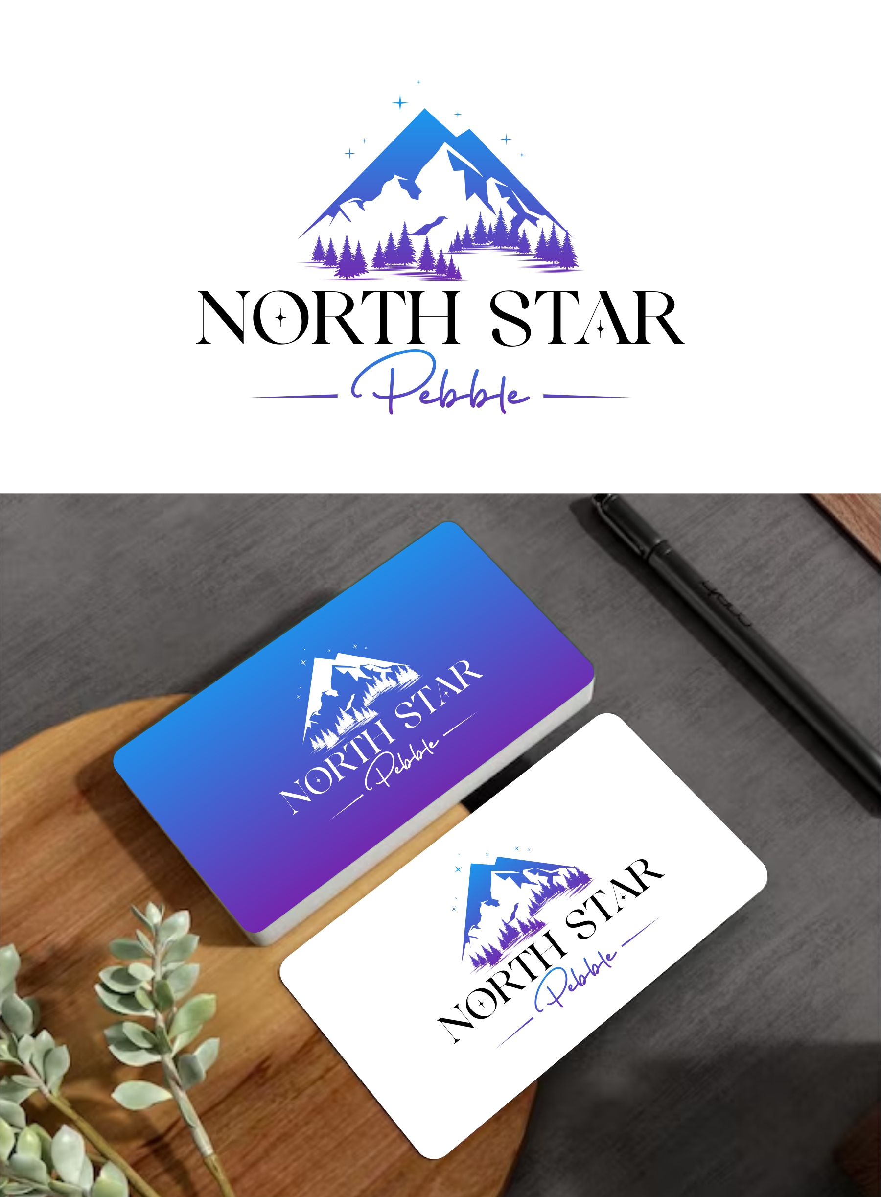 Logo Design by debdesign for North Star Pebble, LLC | Design: #31708897