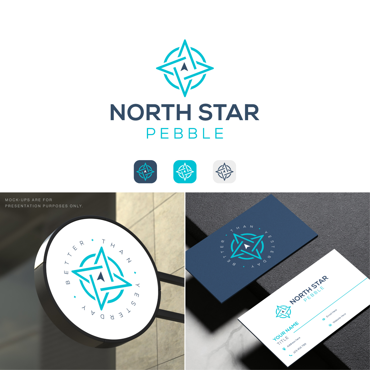 Diseño de Logo por The Lion Studios para North Star Pebble, LLC | Diseño #31706904
