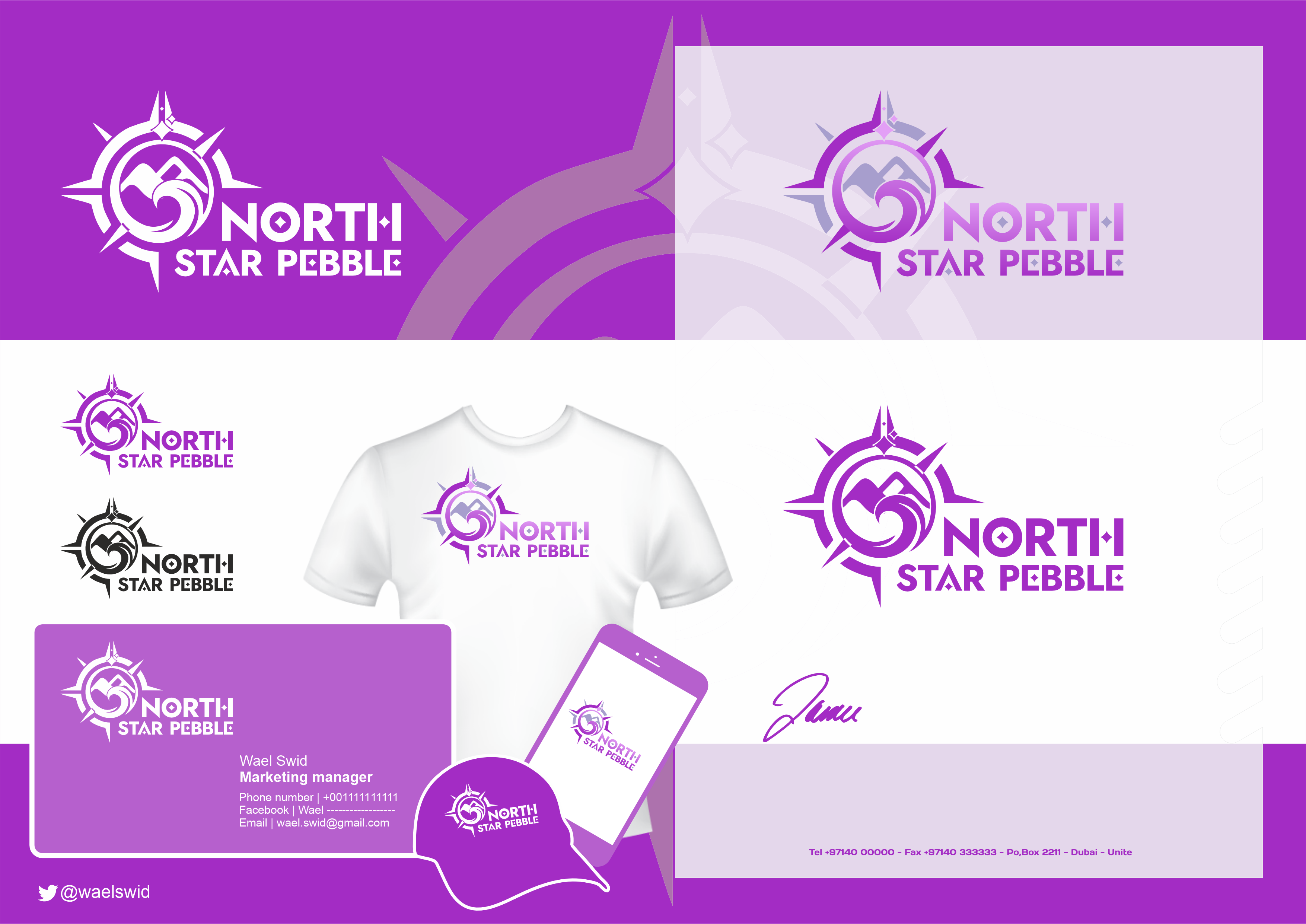 Logo Design by WaelSwid for North Star Pebble, LLC | Design #31705476