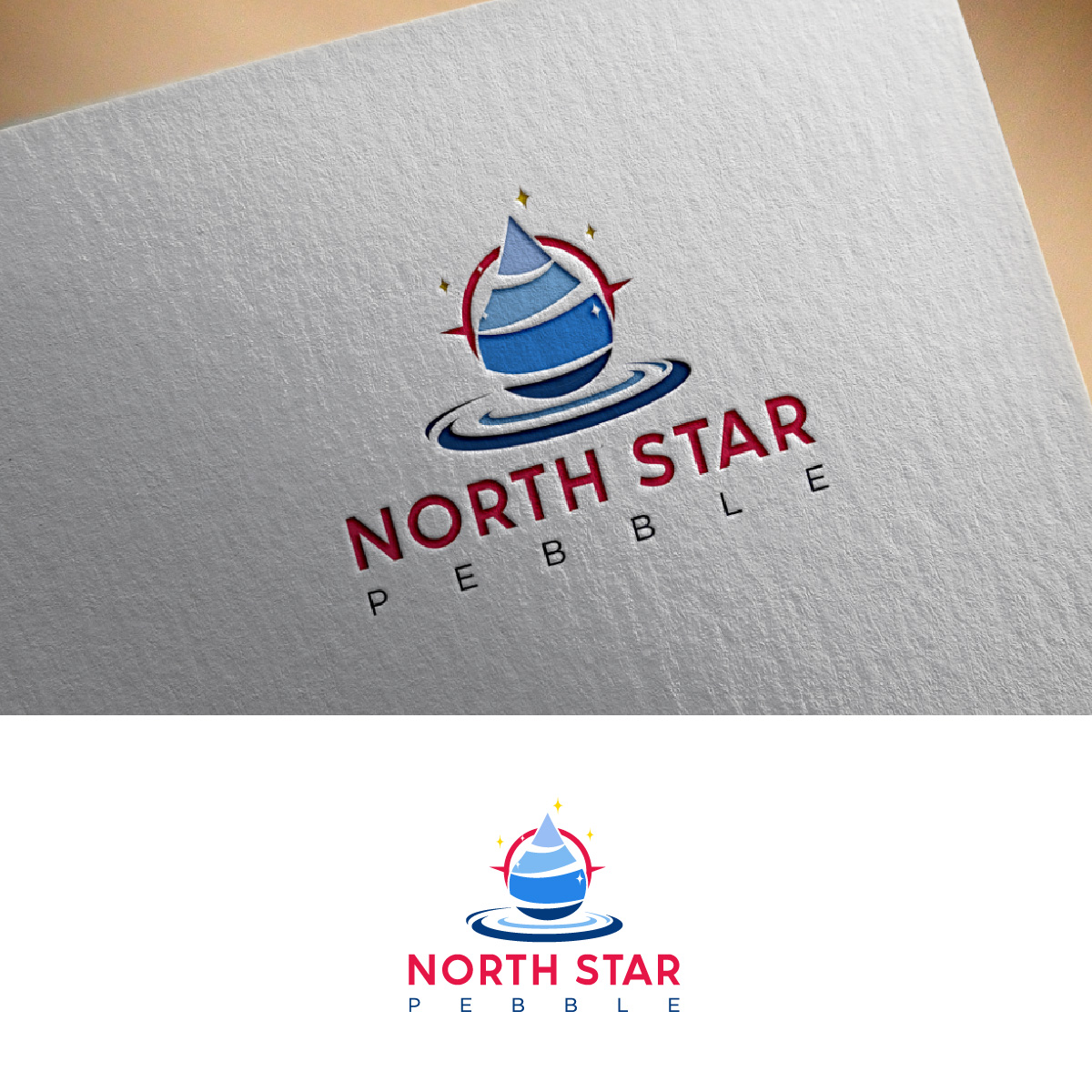 Logo Design by fly  design for North Star Pebble, LLC | Design #31703316