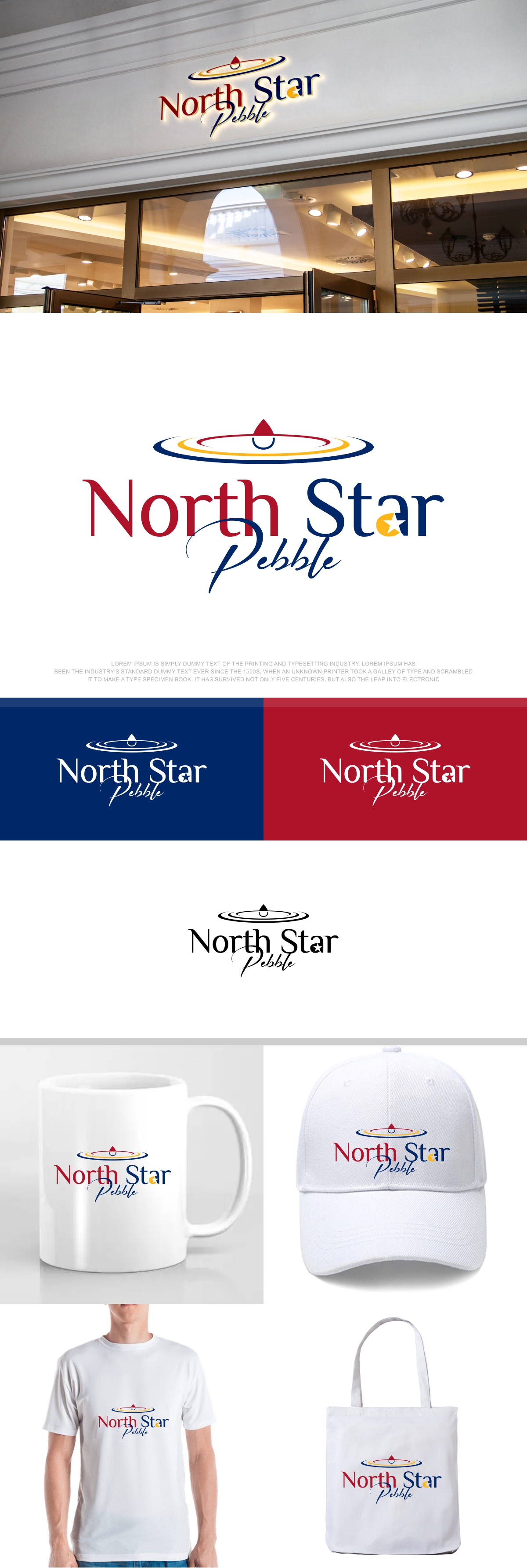 Logo Design by fly  design for North Star Pebble, LLC | Design #31703536