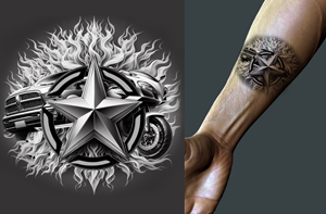 Tattoo-Design von Creative Shots Studio