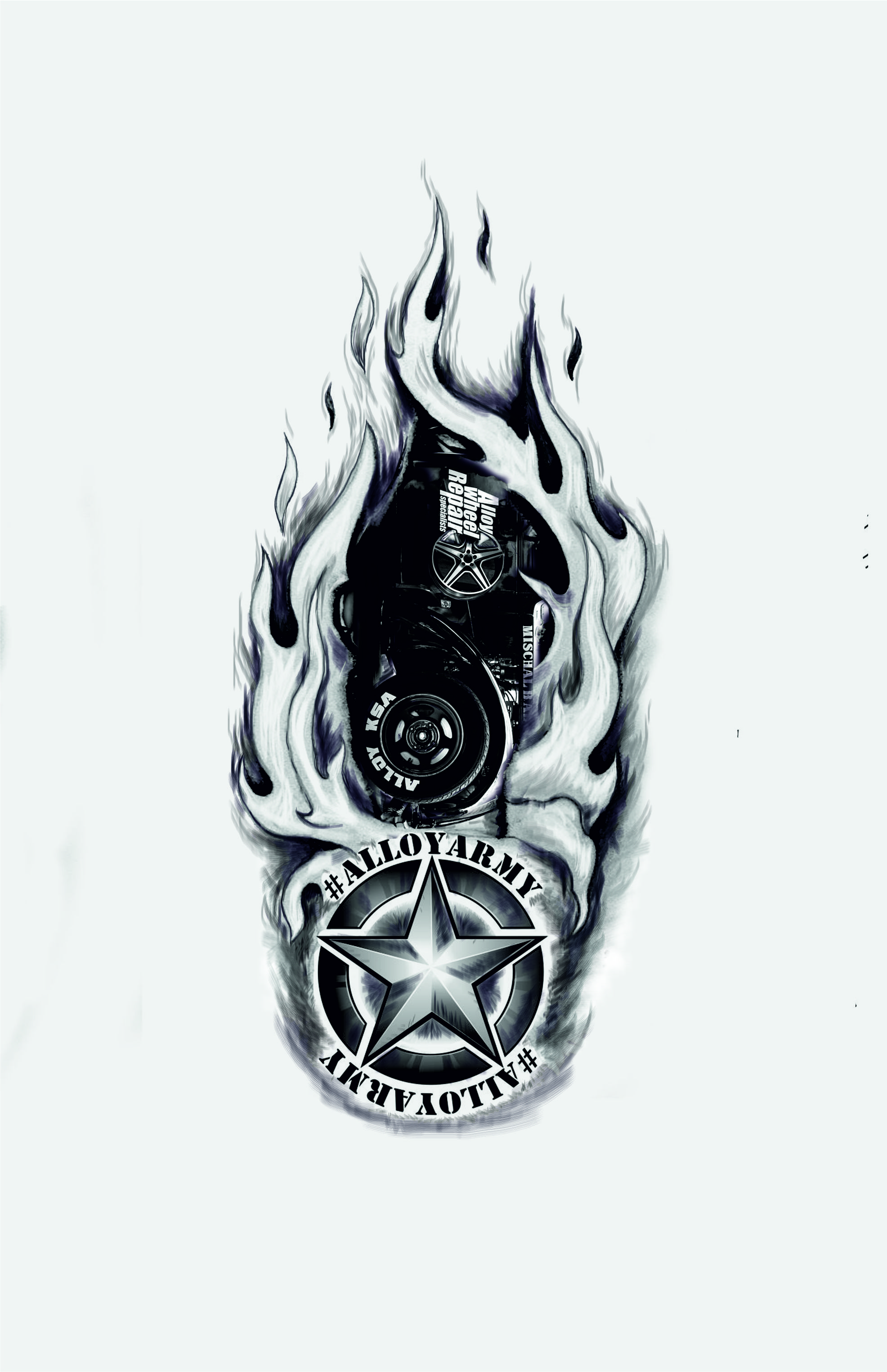 Tattoo Design by Jamal 12 for AWRS | Design #31916438