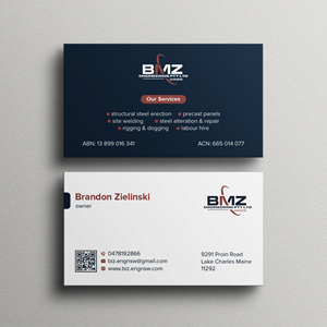 Business Card Design by Bikash Das for this project | Design: #31696213