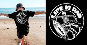 Professional surfwear company needs T Shirt Design for young adult surfwear range called  Radwave