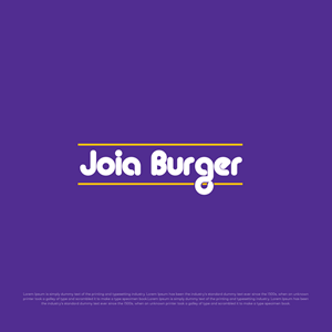 Logo Design by DesignSNW for Joia Burger | Design: #31702604