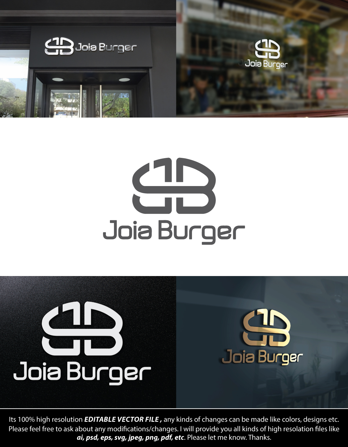 Logo-Design von FireflyArt für Joia Burger | Design #31699886